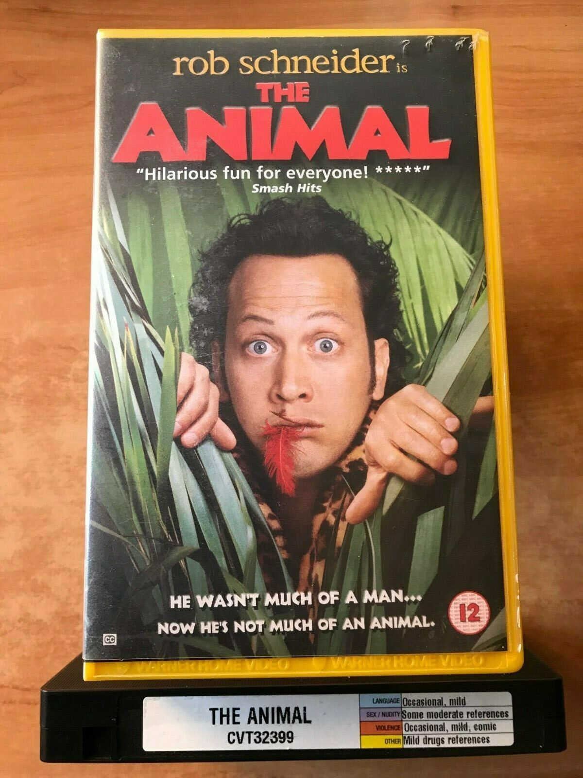 The Animal (2001): Sci-Fi Comedy [Large Box] Rental - Rob Schneider - Pal VHS-