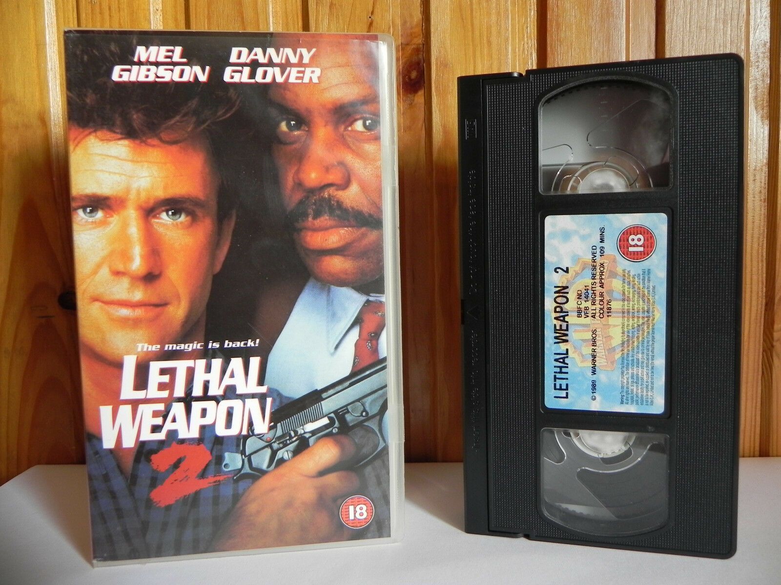 Lethal Weapon 2 - Warner - Action - Mel Gibson & Danny Glover - Joe Pesci - VHS-