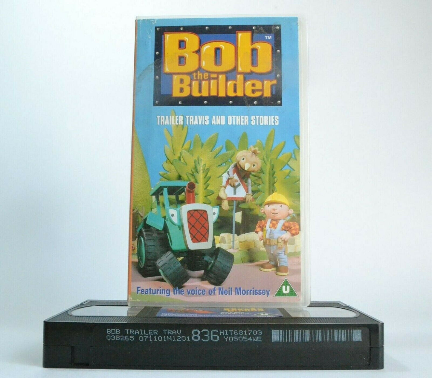 Bob The Builder: Trailer Travis And Other Stories - Animated - Children's - VHS-