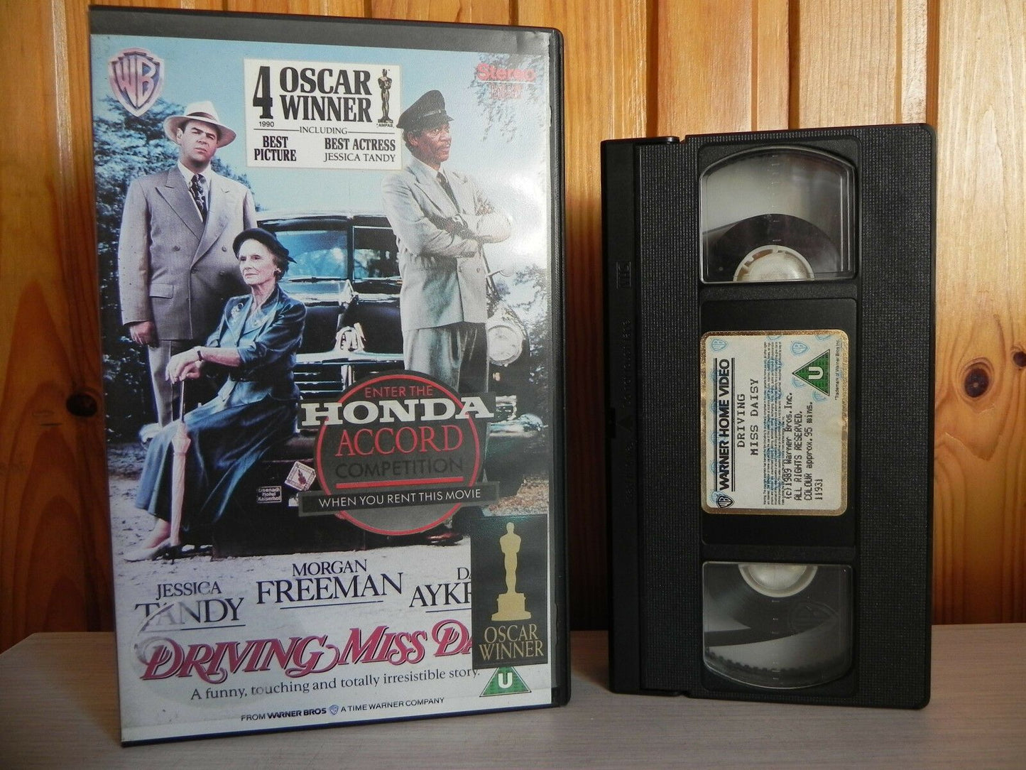 Driving Miss Daisy - Warner Release - Classic Drama - Morgan Freeman - Pal VHS-