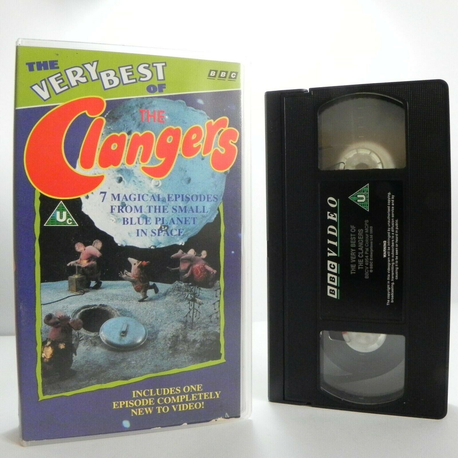 The Very Best Of The Clangers - 7 Magical Episodes - Classic Series - Kids - VHS-