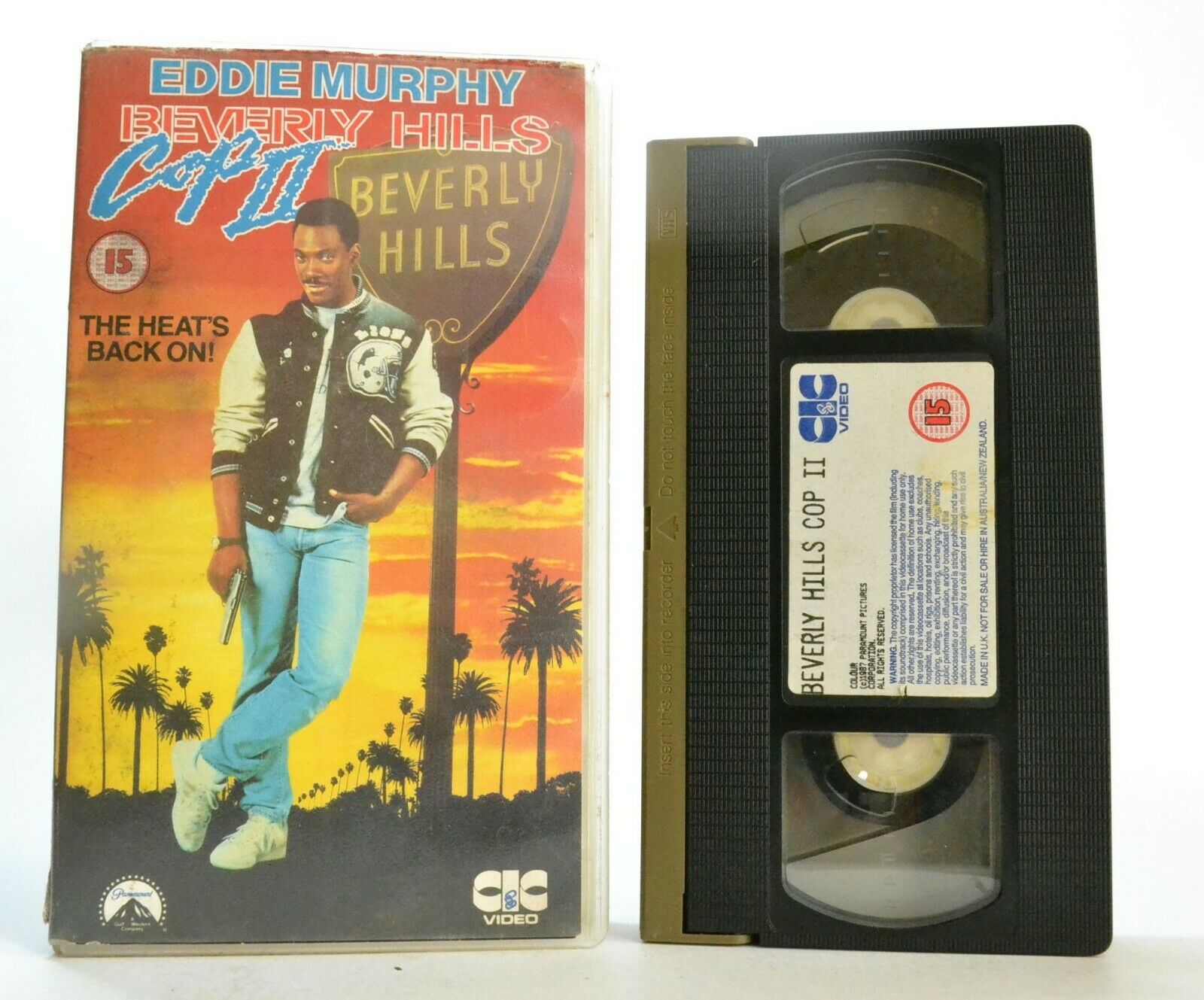 Beverly Hills Cop 2: Axel Foley Style - Action Comedy - Eddie Murphy - Pal VHS-