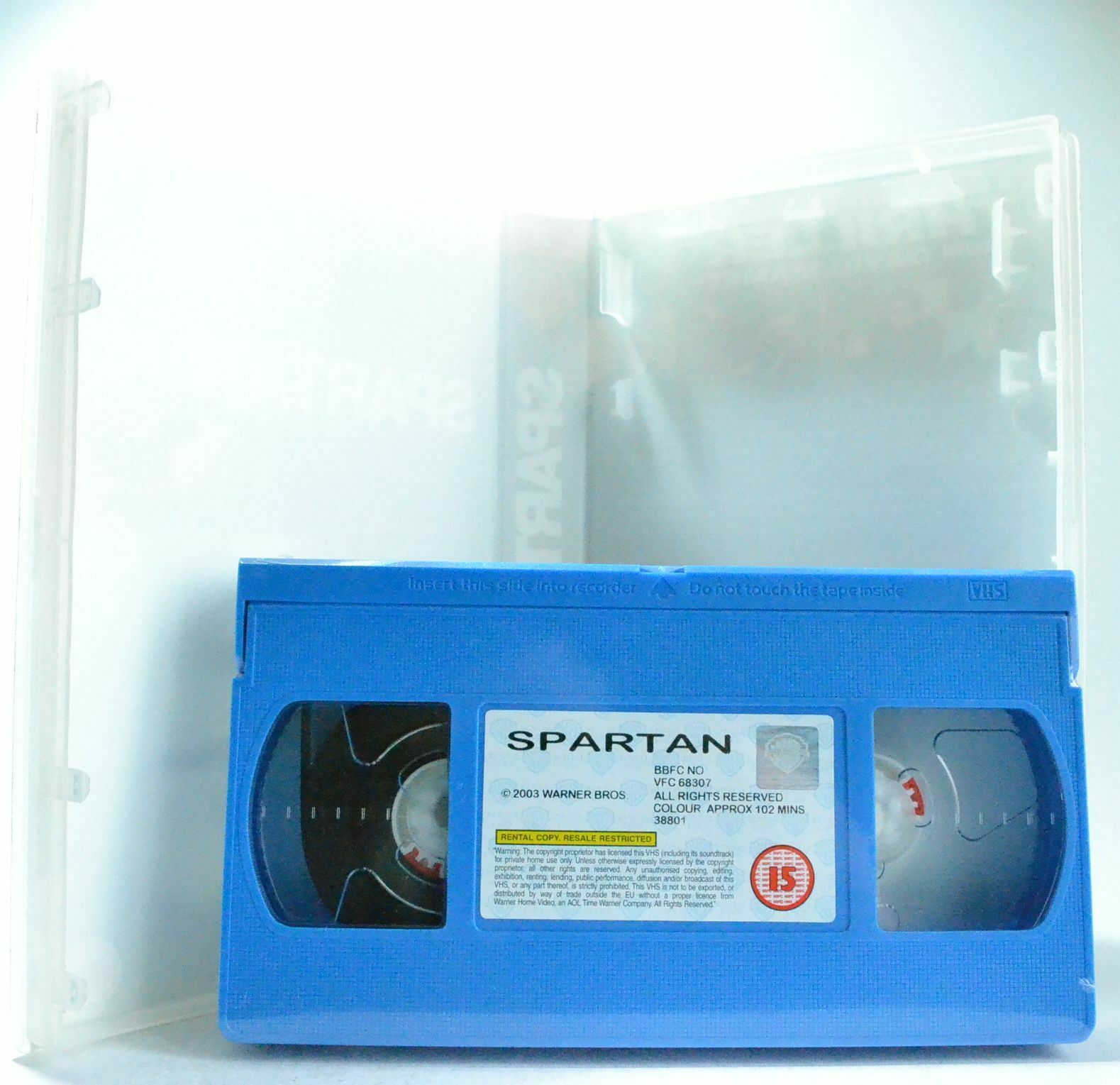 Spartan: Thriller (2003) - Large Box - Brand New Sealed - Val Kilmer - Pal VHS-