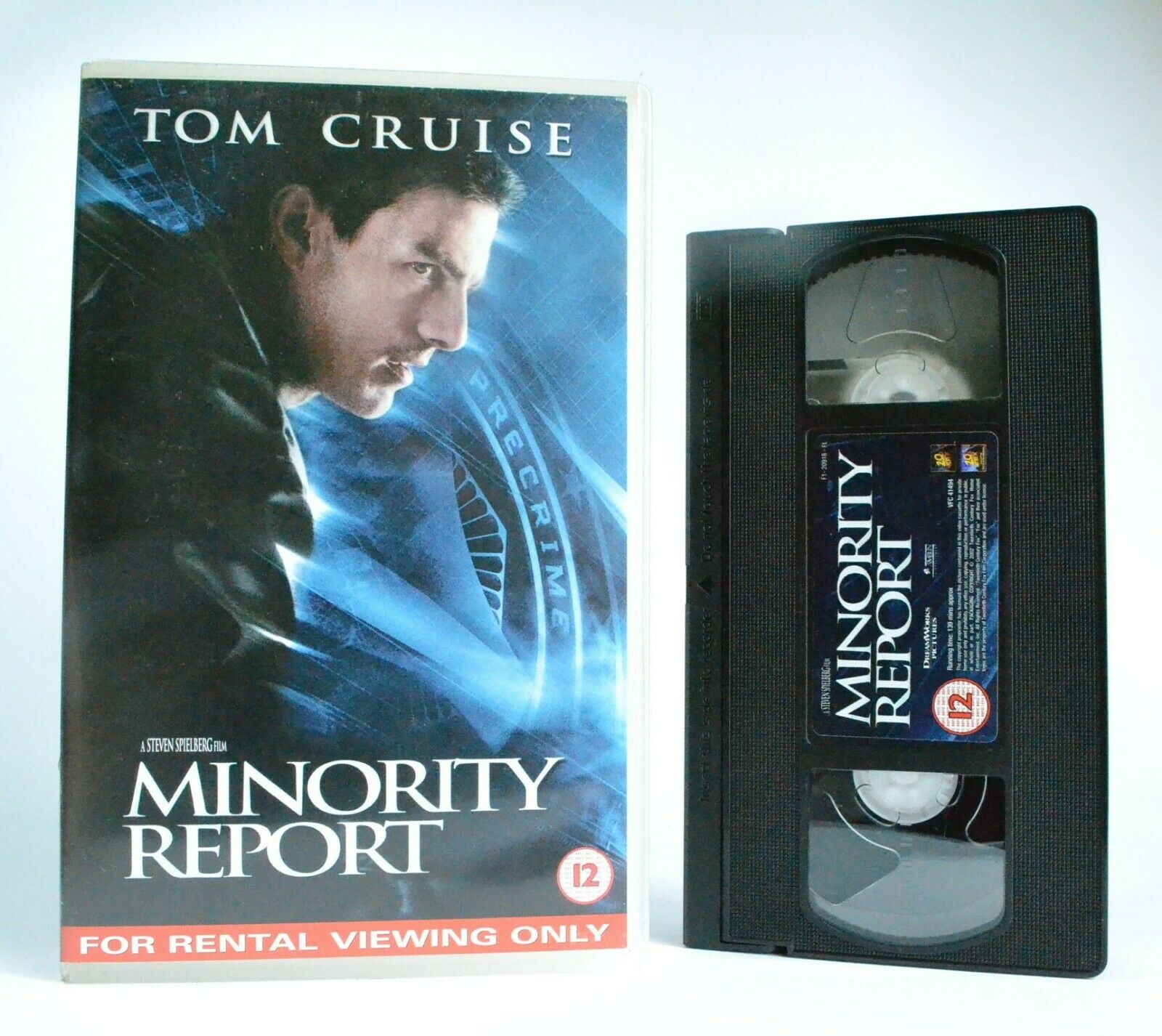 Minority Report: An S.Spielberg Film - Based On P.K.Dick Story - T.Cruise - VHS-