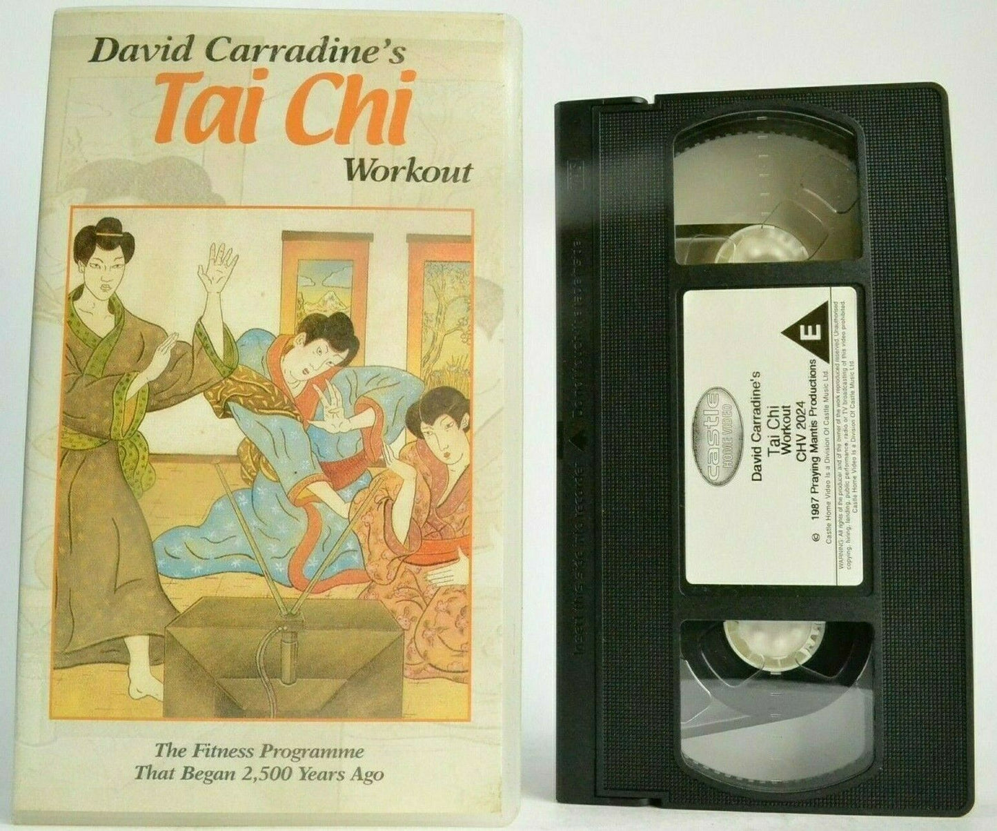 Tai Chi Workout [David Carradine] Fitness Programme - Important Tips - Pal VHS-