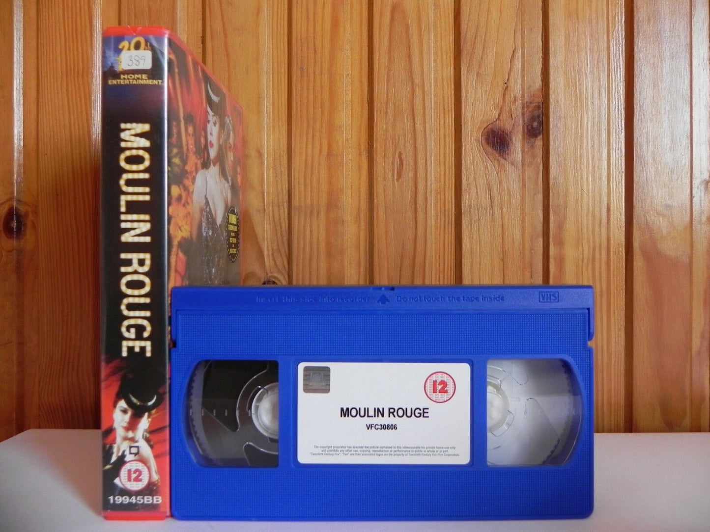 Moulin Rouge - 20th Century Fox - Musical - Ex-Rental - Large Box - Pal VHS-
