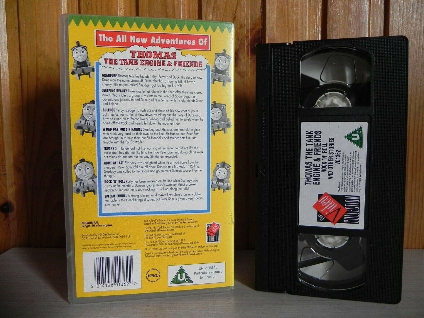 CHILDREN'S VIDEO - THOMAS THE TANK ENGINE - ROCK'N'ROLL & OTHERS - 1362 KIDS VHS-