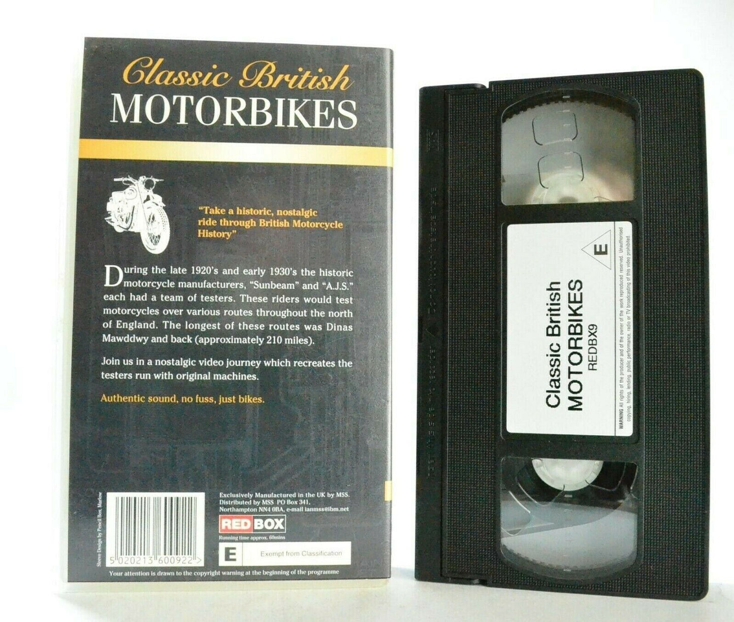 Classic British Motorbikes: The Testers Run - British Motorcycle History - VHS-