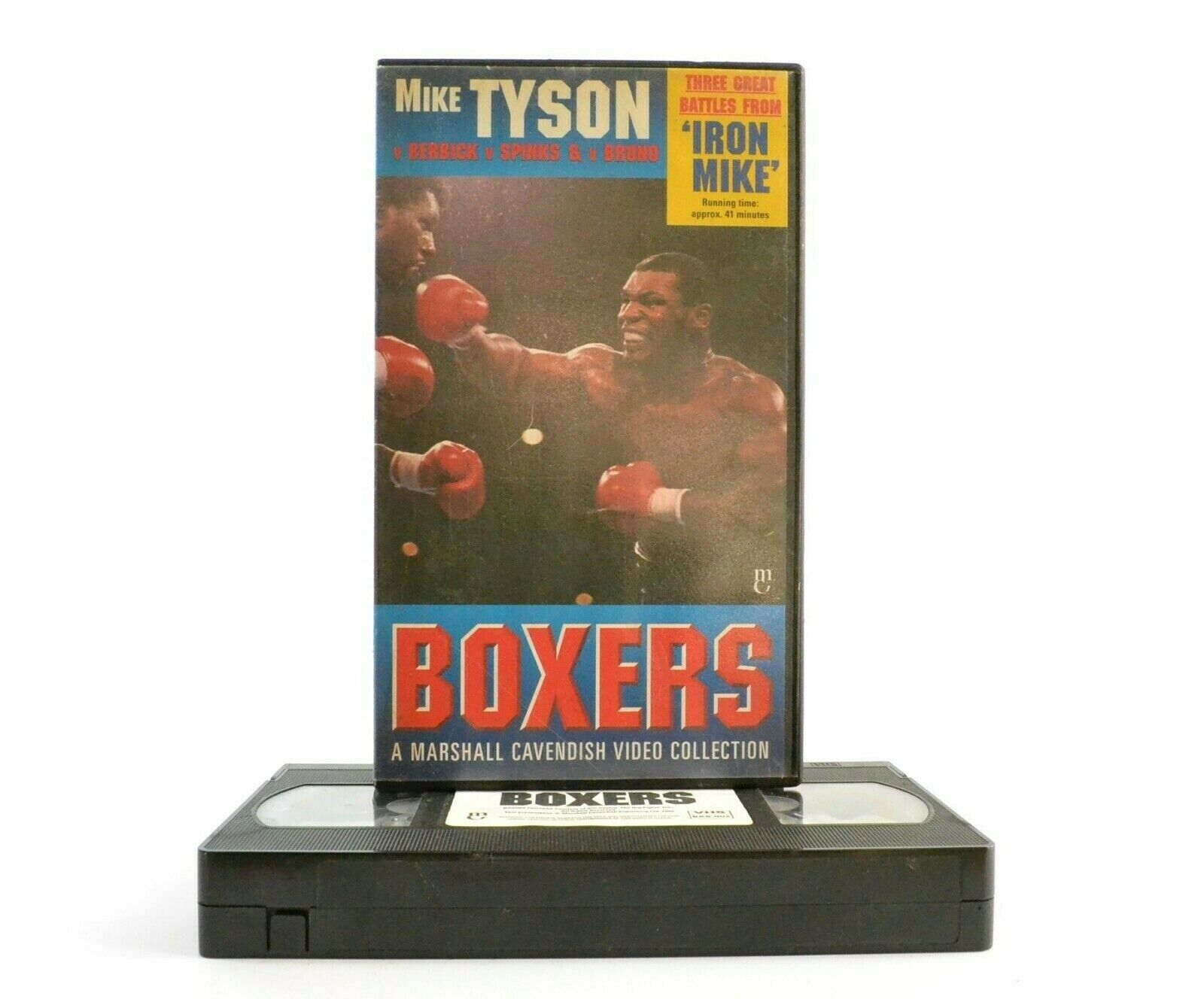 Mike Tyson: Three Great Battles - Boxers Video Collection - Iron Mike - Pal VHS-