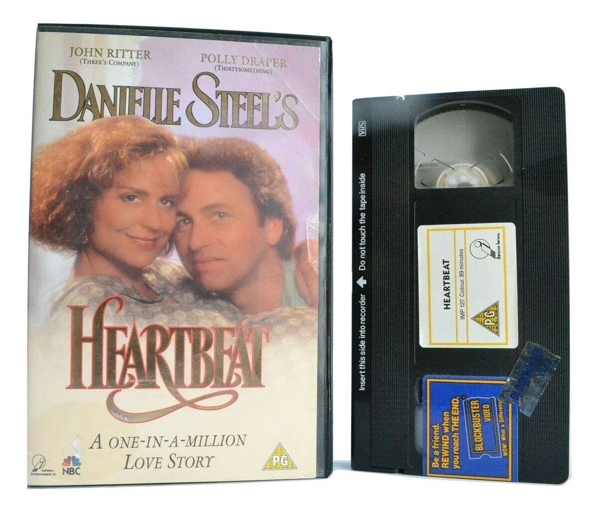 Heartbeat: By Danielle Steel - On In A Million Love Story - John Ritter - VHS-