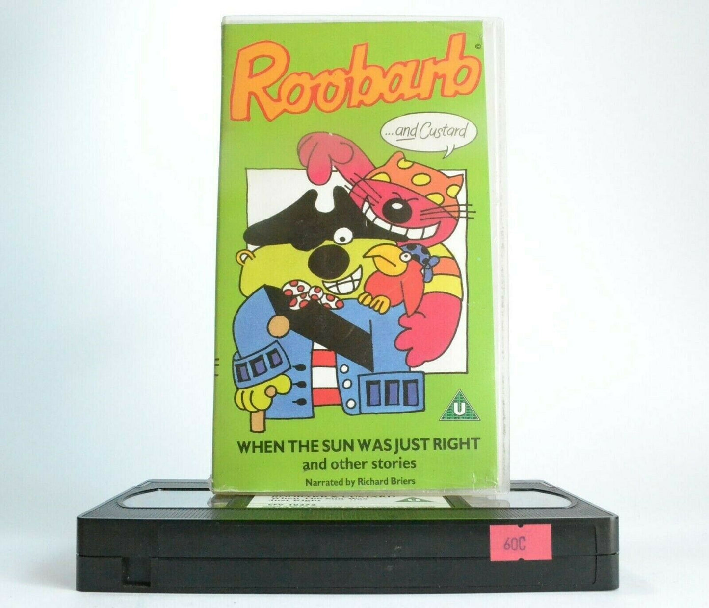 Roobarb And Custard: When The Sun Was Just Right - Animated - Children's - VHS-