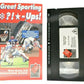 Great Sporting *?!*Ups: Motor Racing - Golf - American Football - Baseball - VHS-