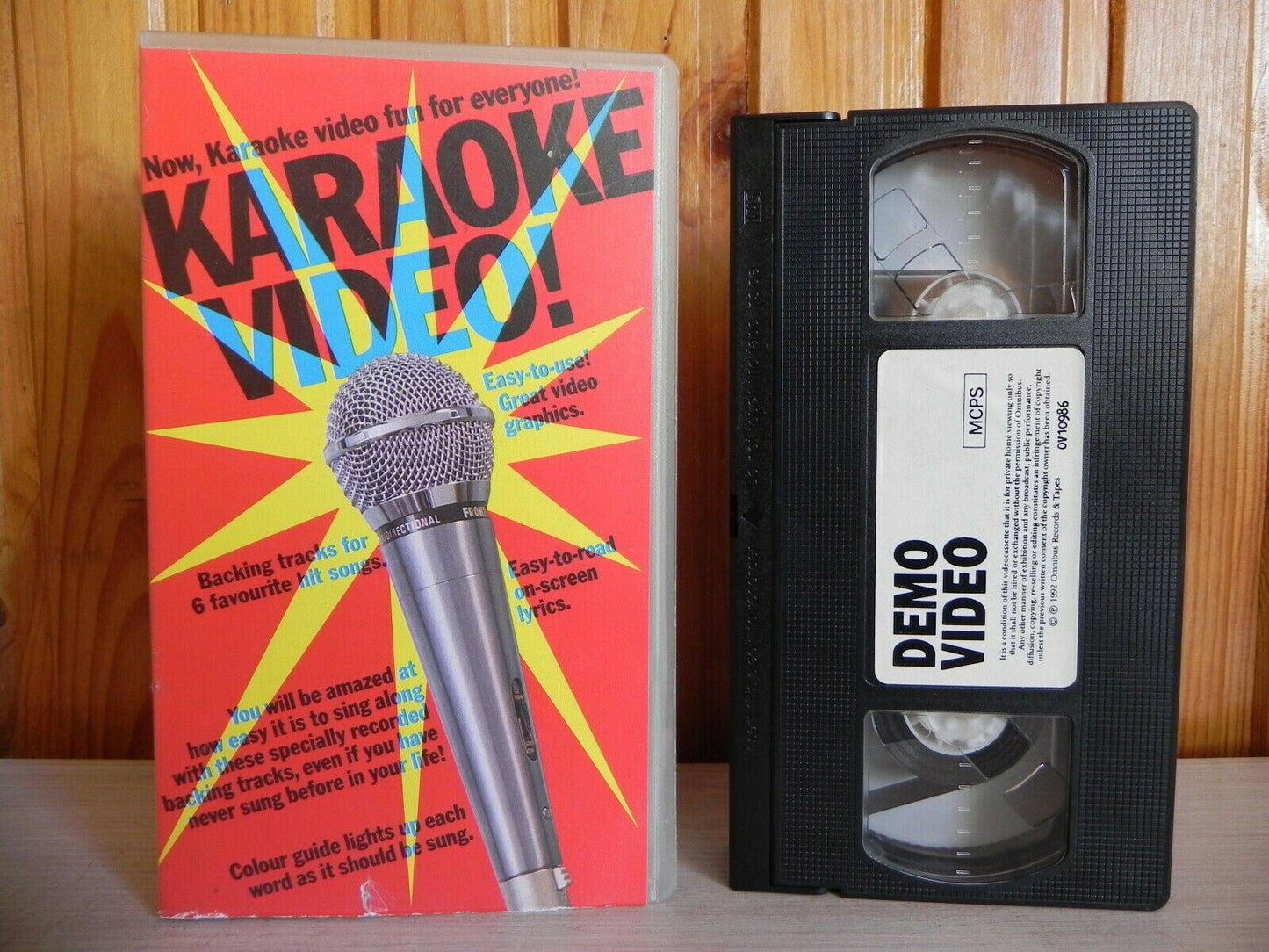 Karaoke Video! - Now, Karaoke Video Fun For Everyone - 6 Favourite Songs - VHS-