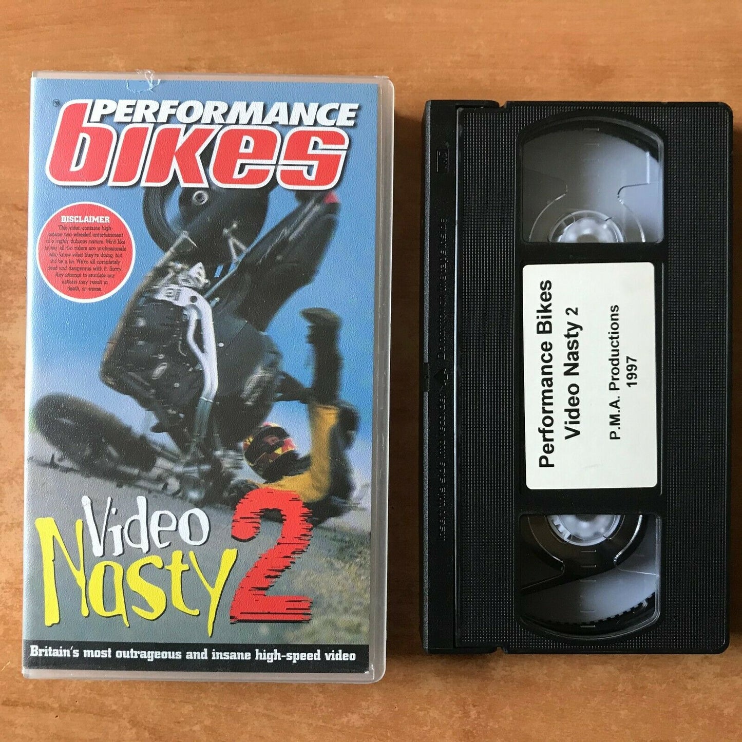 Performance Bikes: Video Nasty 2 - Motorsports - Paris - BMW R1 100R - Pal VHS-