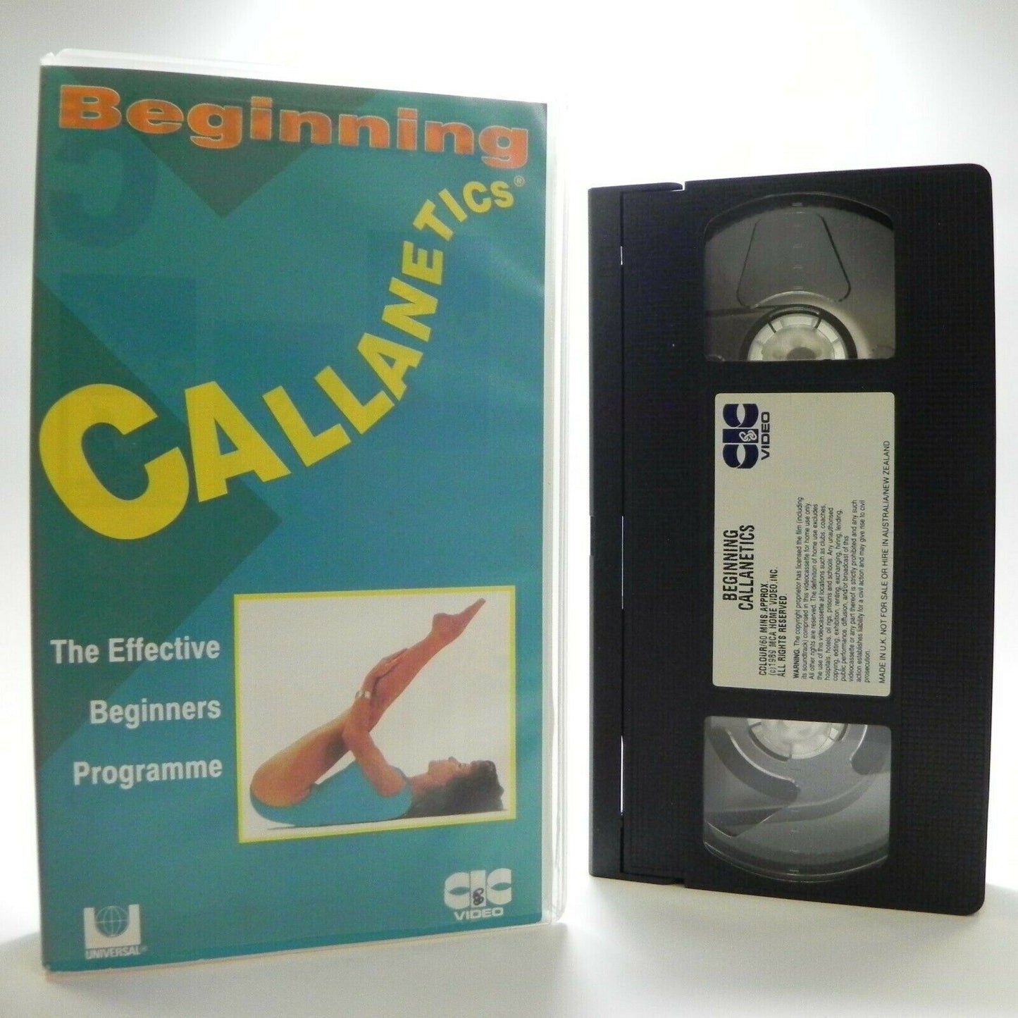 Beginning Callanetics: By C.Pinckney - Effective Programme - Exrecises - Pal VHS-