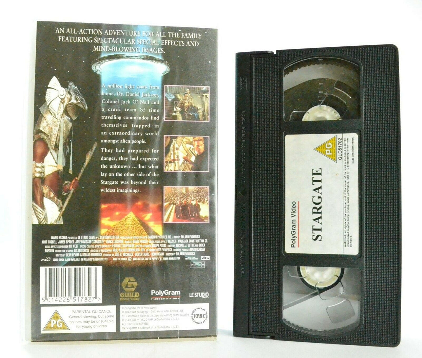 Stargate: Sci-Fi (1994) - Film By R.Emerich - Kurt Russel/James Spader - Pal VHS-