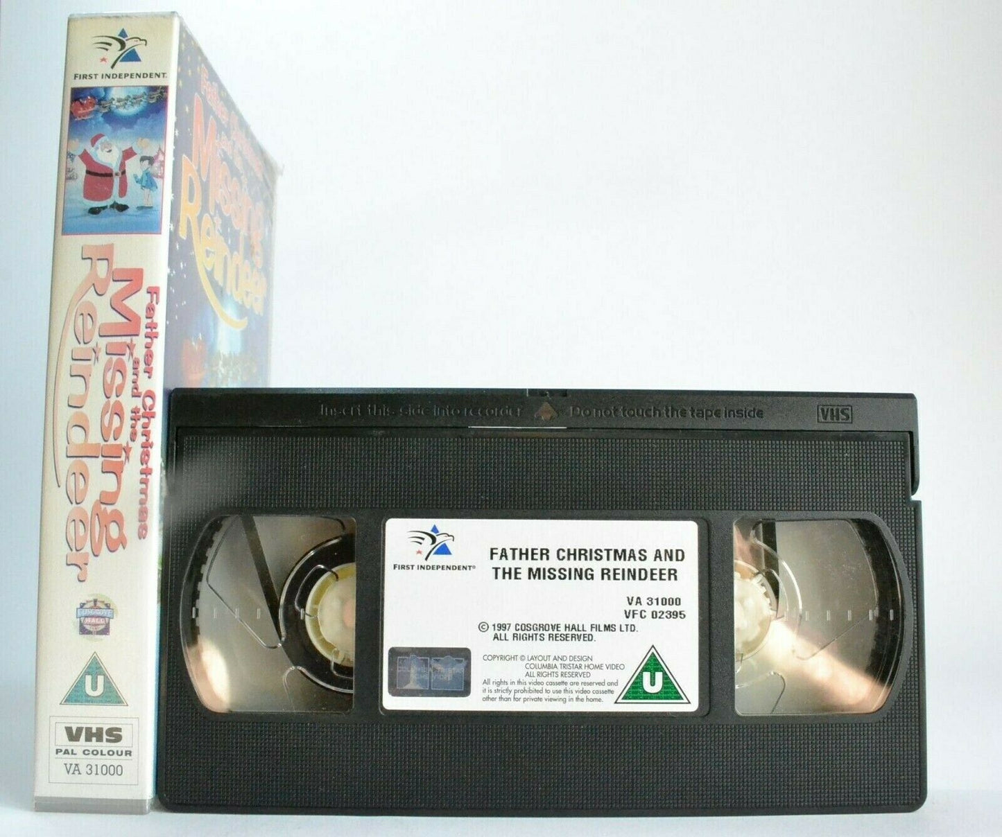 Father Christmas And The Missing Reindeer - David Jason - Animated - Kids - VHS-