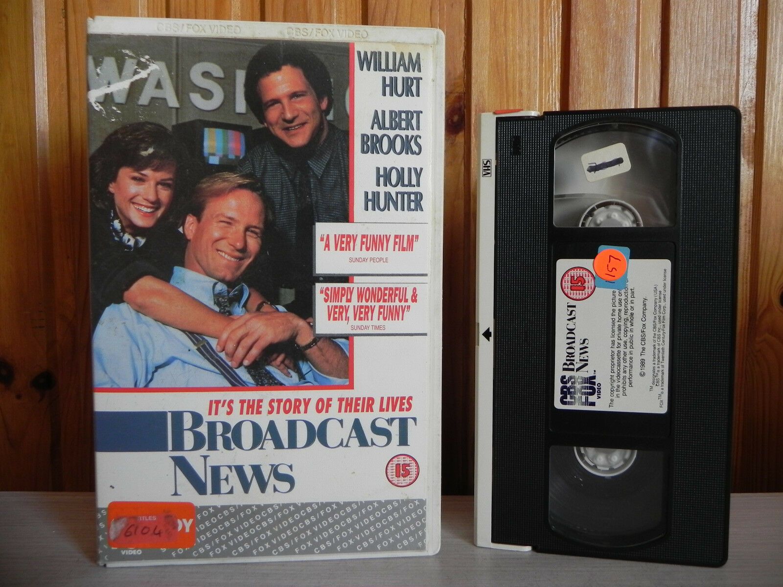 Broadcast News - CBX/FOX - Comedy - William Hurt - Albert Brook - Pal VHS-