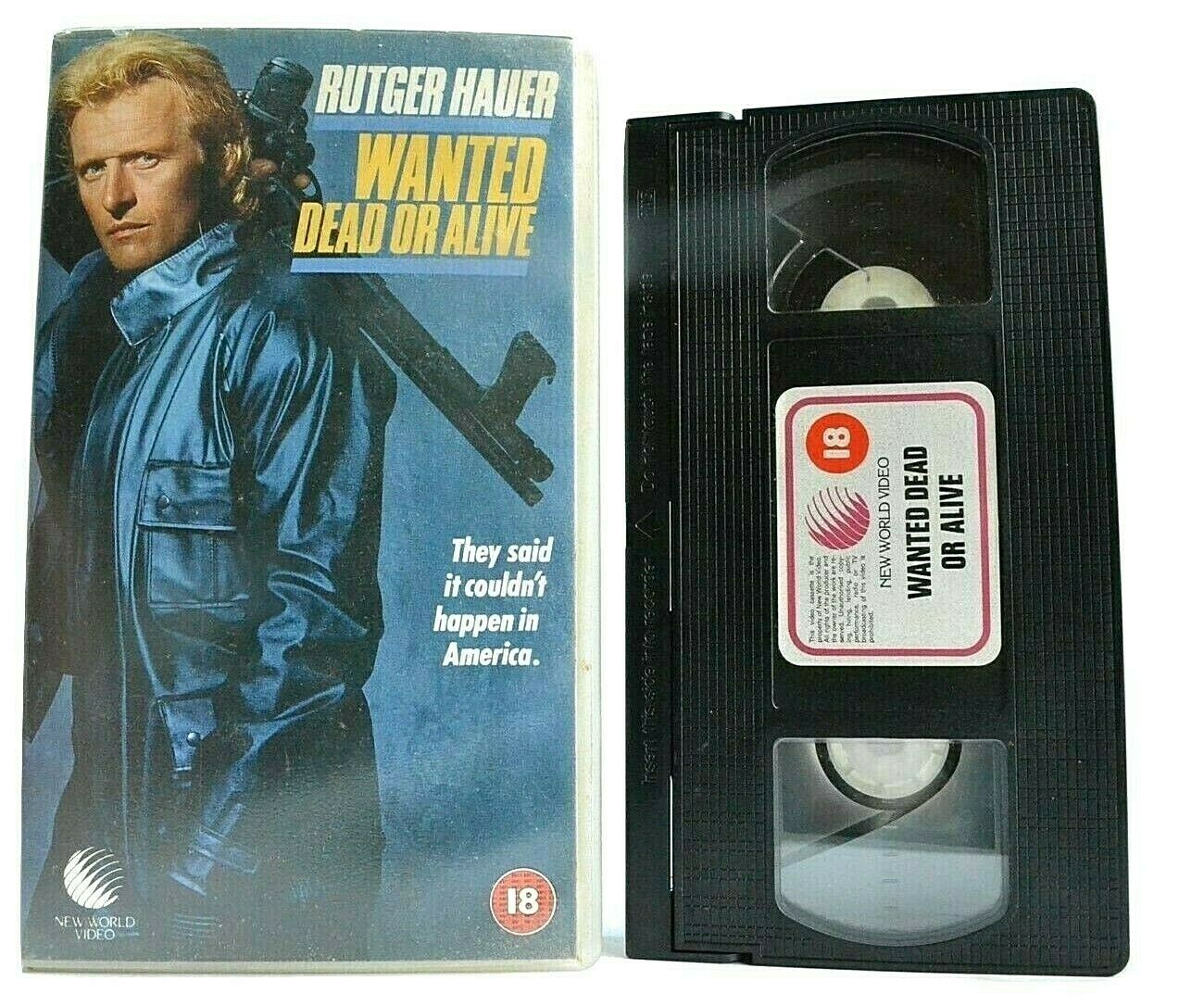 Wanted Dead Or Alive (1987) -<New World Video>- Action - Rutger Hauer - Pal VHS-