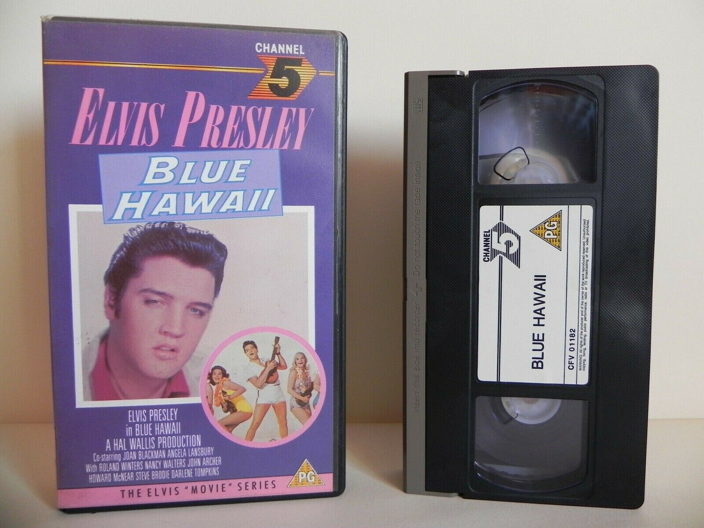 Elvis Presley: Blue Hawaii - Channel 5 - Joan Blackman - Nancy Walters - Pal VHS-