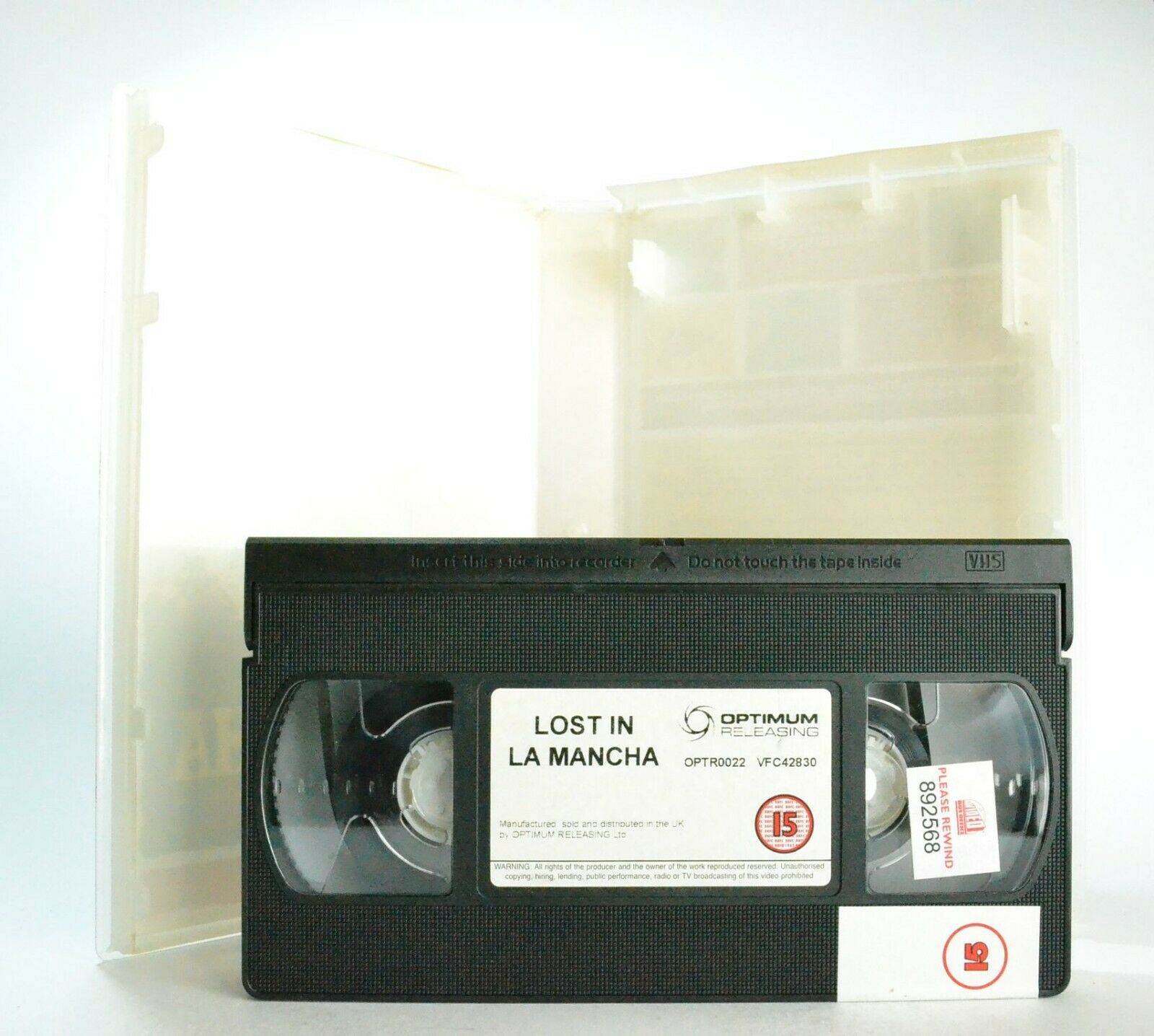 Lost In La Mancha: Narrated By Jeff Bridges - Documentary - Johnny Depp - VHS-
