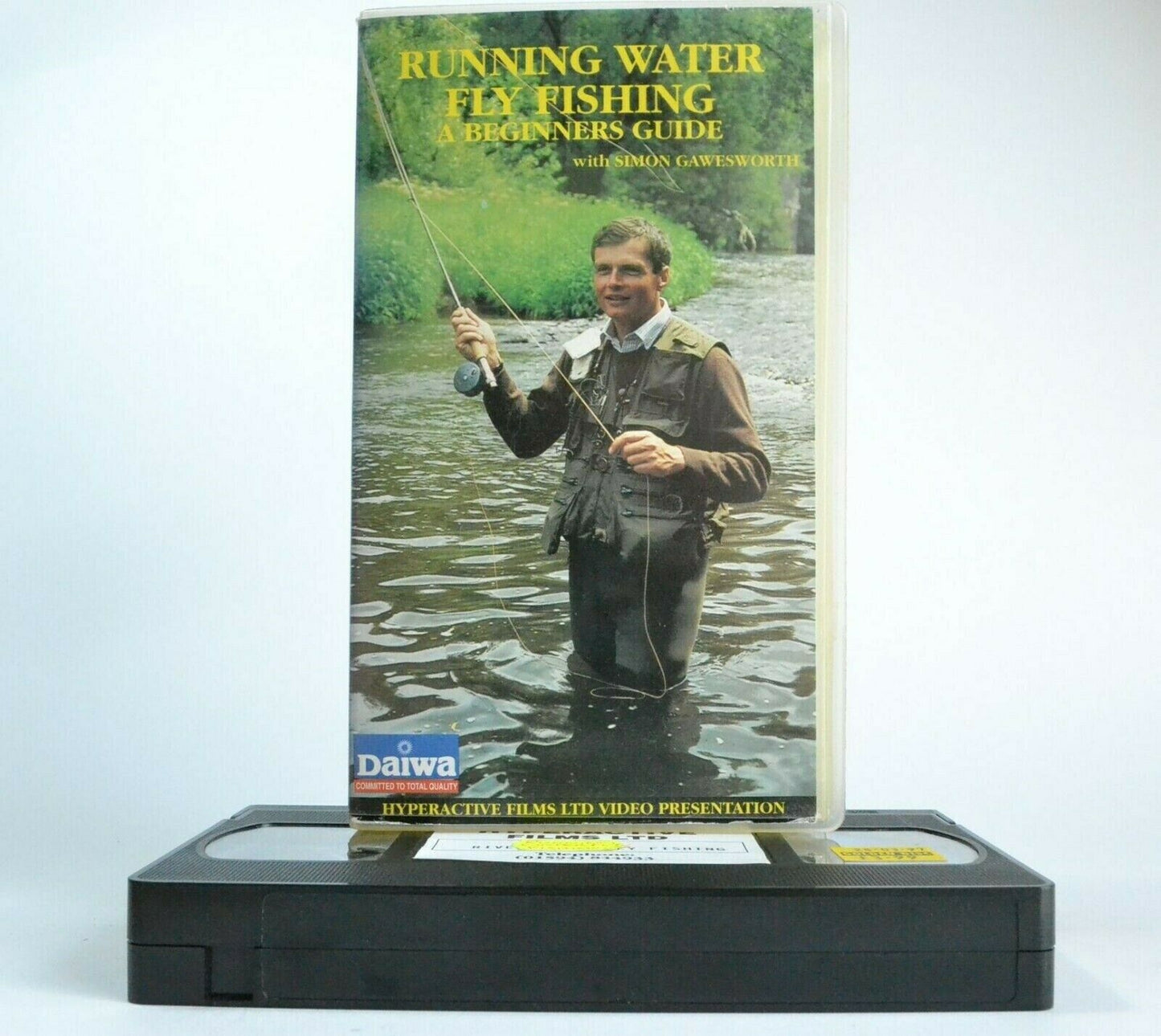 Running Water Fly Fishing: A Beginners Guide - By Simon Gawesworth - Pal VHS-