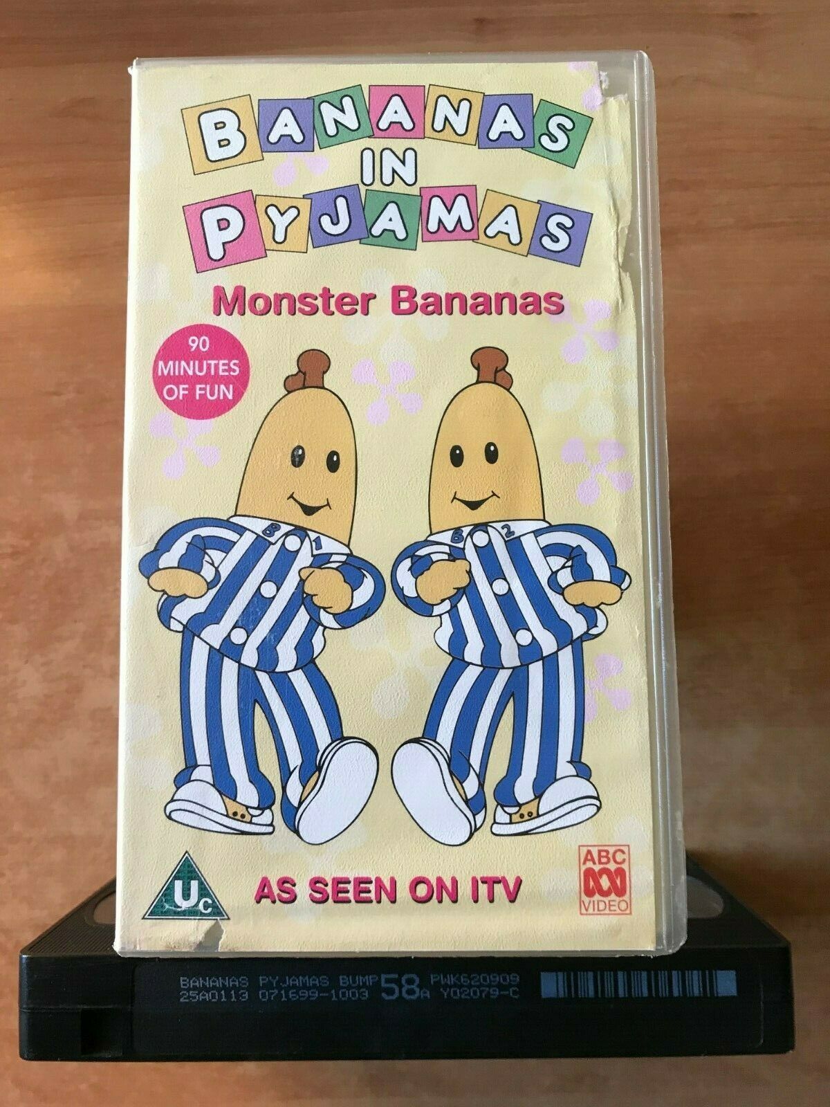 Bananas In Pyjamas: Monster Bananas (ABC Video) Educational - Children's - VHS-