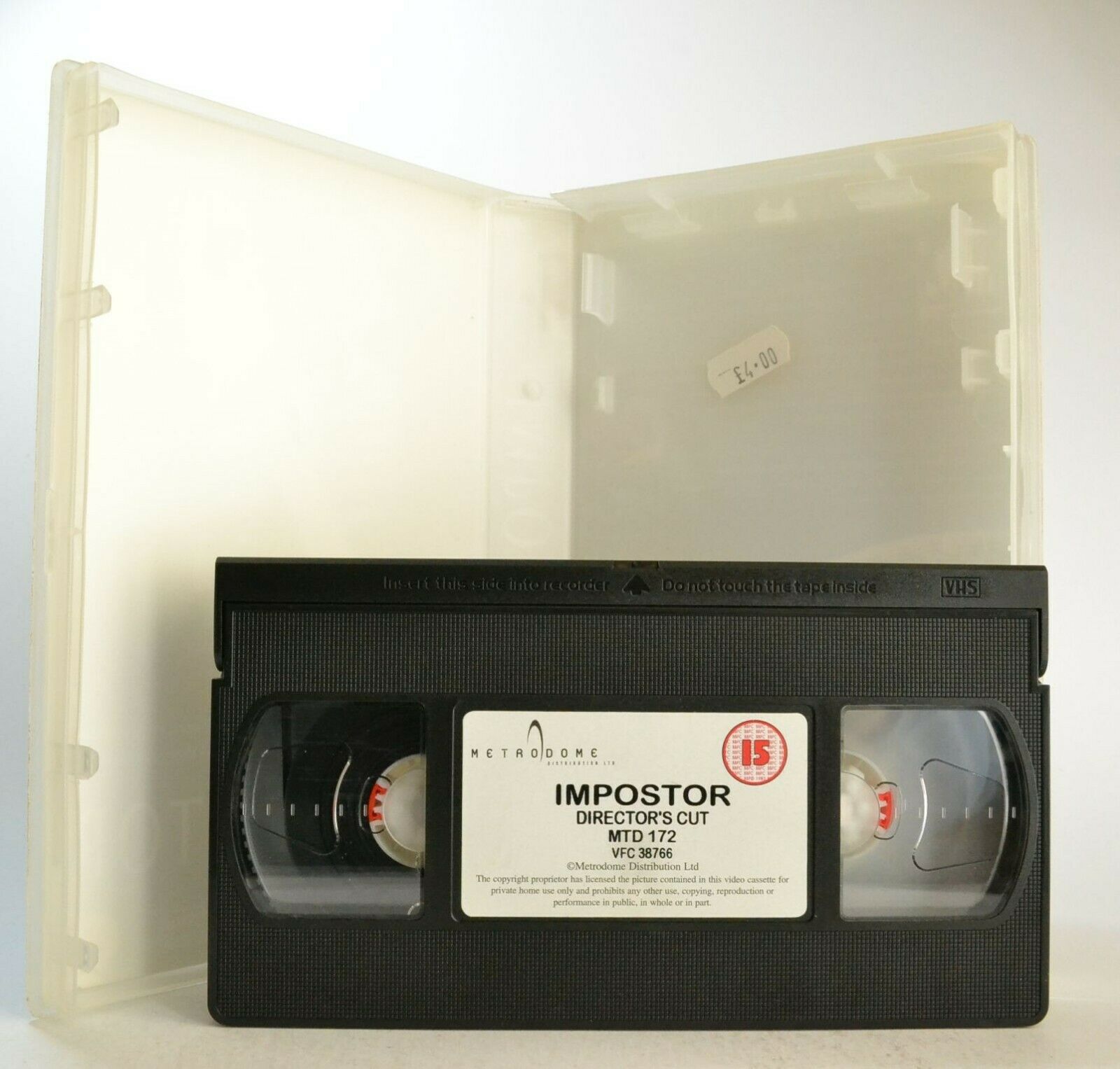 Impostor: Based On P.K. Dick Short Story - Sci-Fi (2003) - Large Box - Pal VHS-
