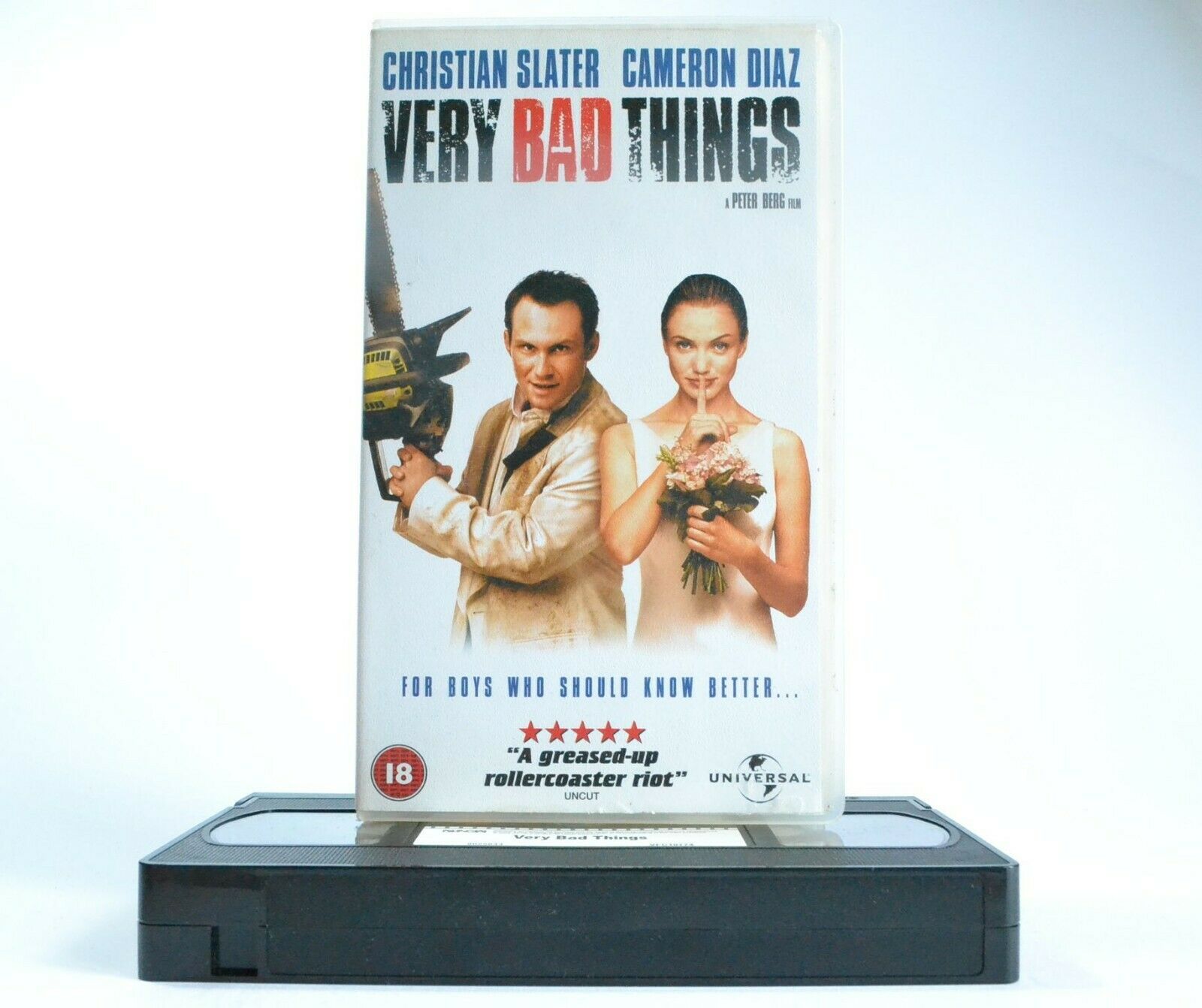 Very Bad Things (1998): Black Comedy - Christian Slater/Cameron Diaz - Pal VHS-