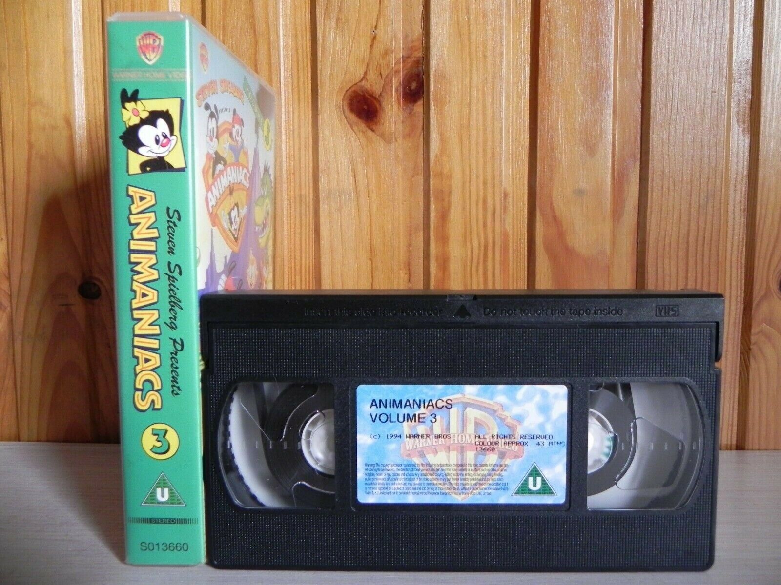 Animaniacs - Volume 3 - Steven Spielberg - Children's Animation - Vintage - VHS-