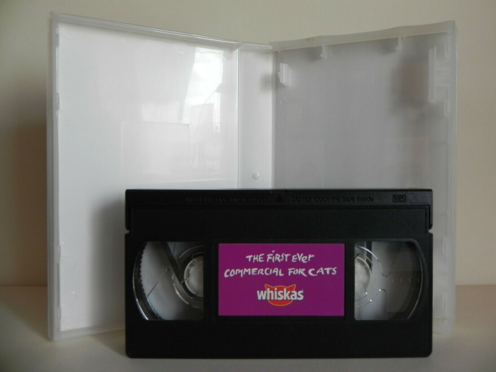 Whiskas -The First Ever Commercial For Cats - British TV - Large Box - VHS-