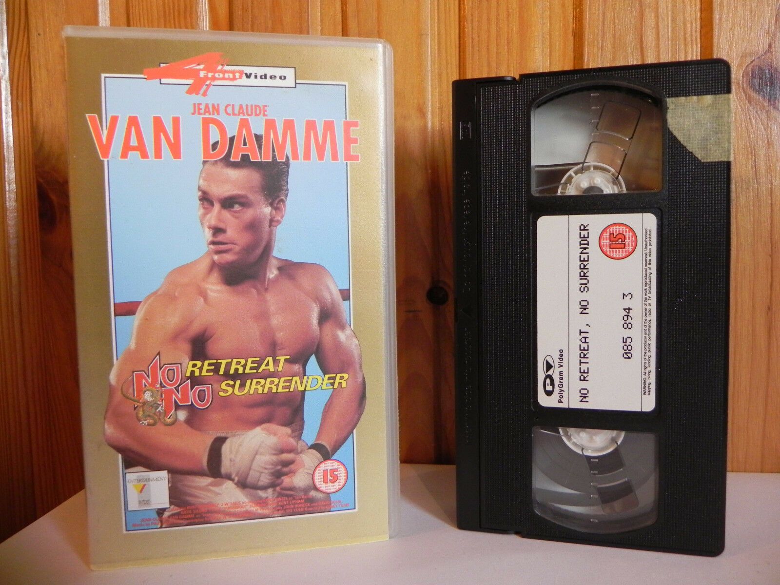 No Retreat No Surrender 1 - Original ***Van Damme (Debut) - Combat VHS - Video-