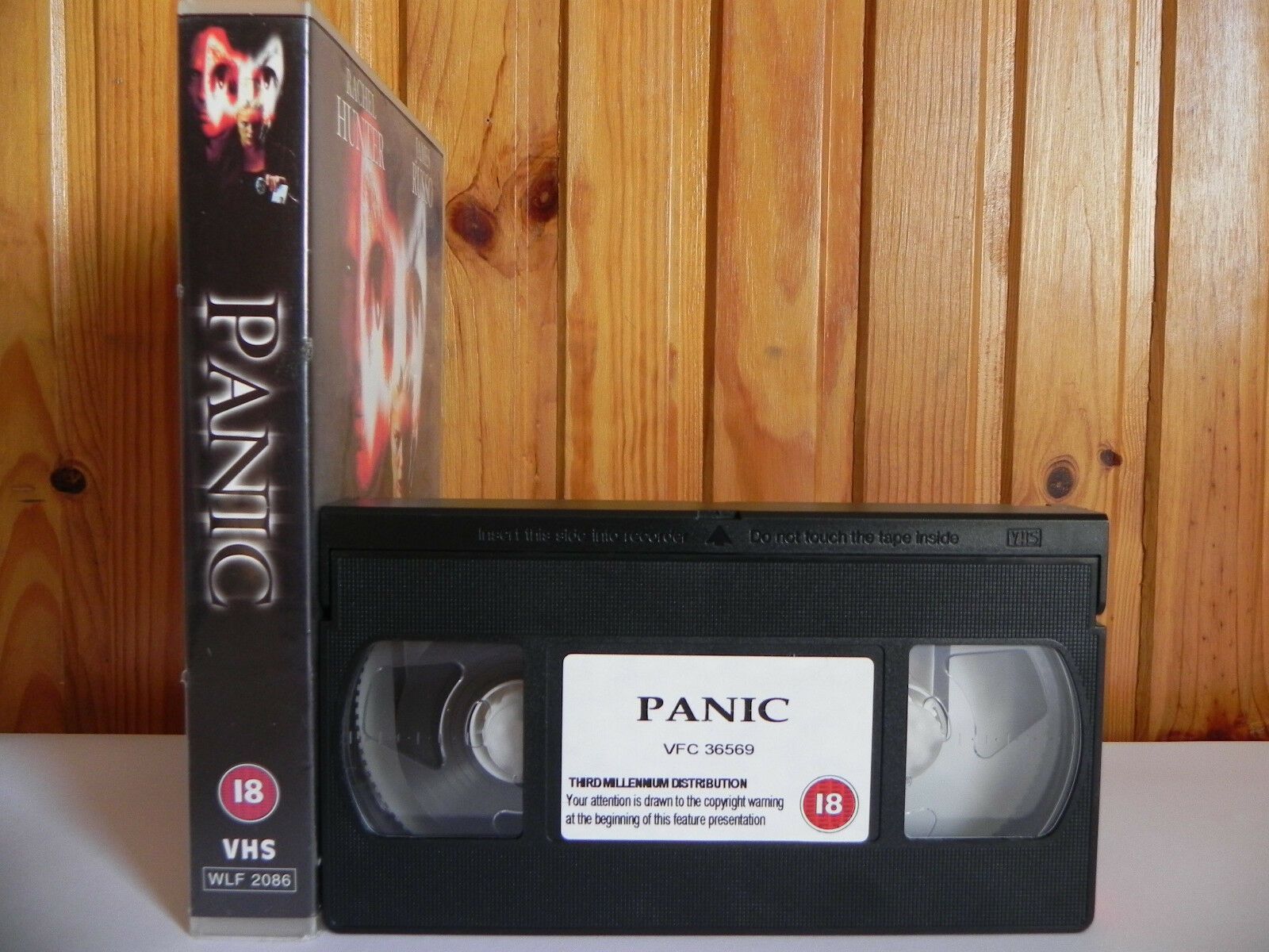 Panic - Third Millennium - Thriller - Rachel Hunter - Large Box - Pal VHS-