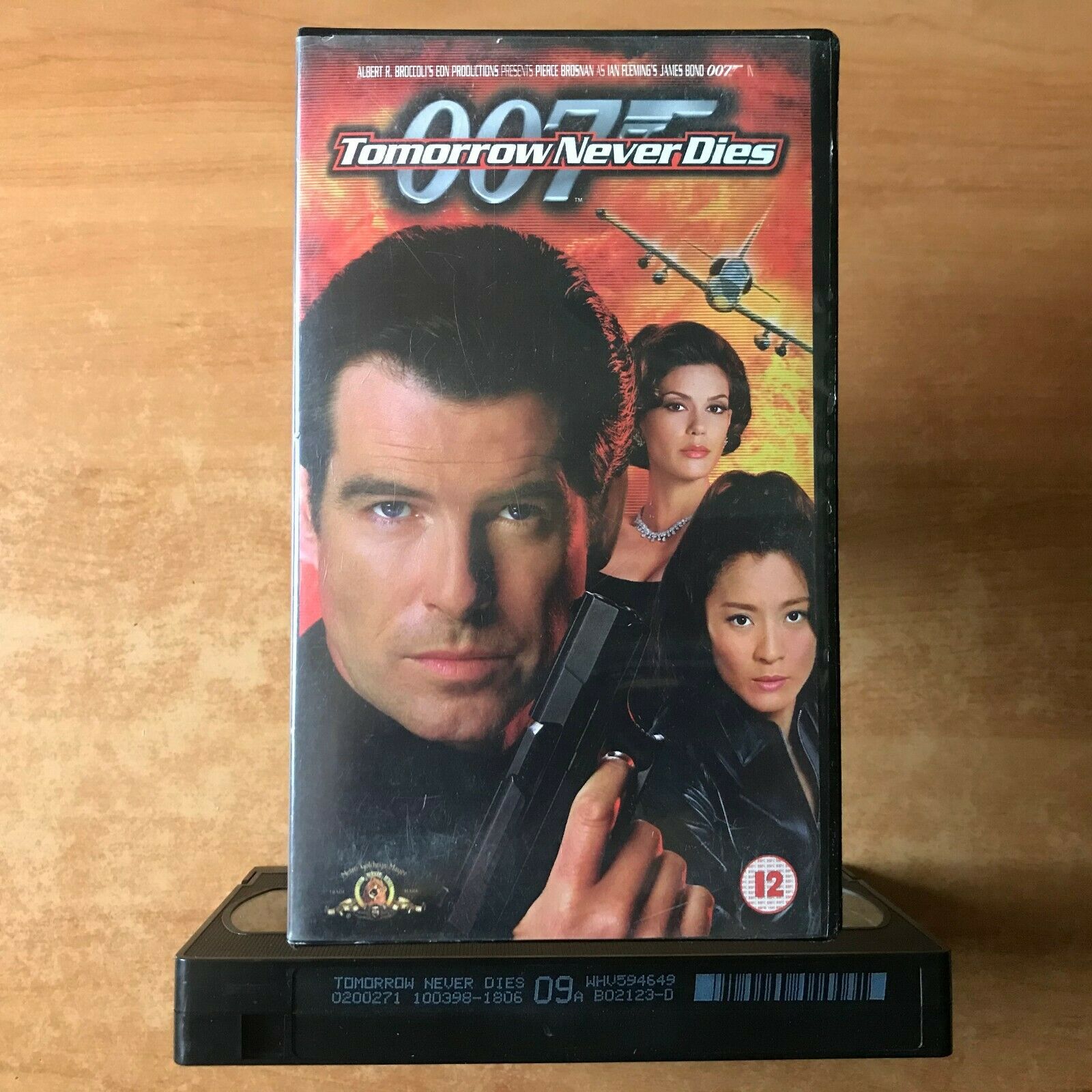 Tomorrow Never Dies (1997): Spy Action [007 James Bond] Pierce Brosnan - Pal VHS-