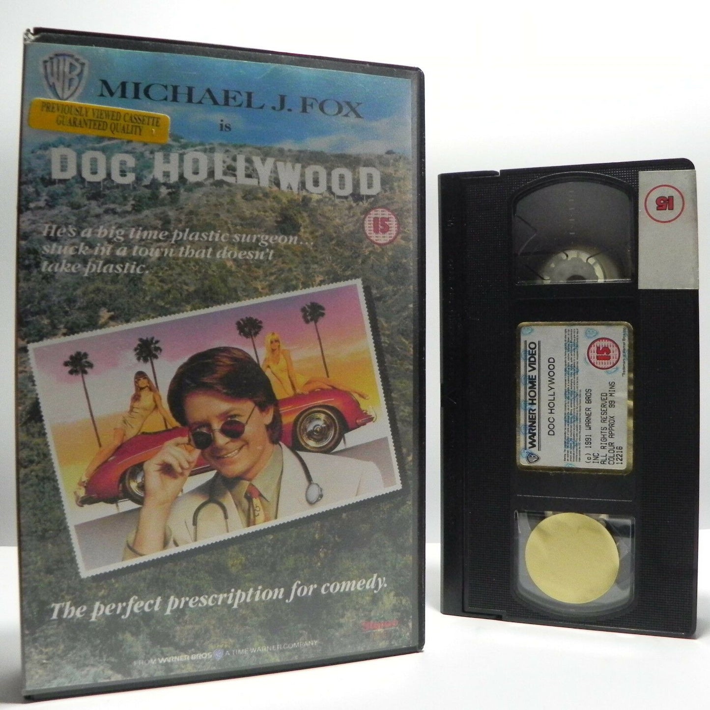 Doc Hollywood: Warner Large Box - Ex-Rental - Comedy - Michael J.Fox - Pal VHS-