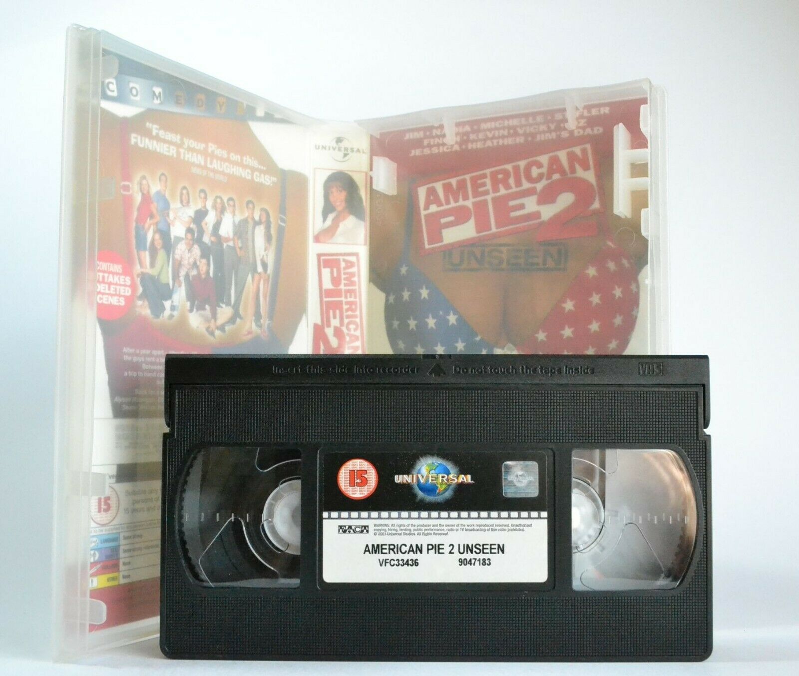 American Pie 2 (2001): Unseen Version - Sex Comedy - Large Box - J.Biggs - VHS-