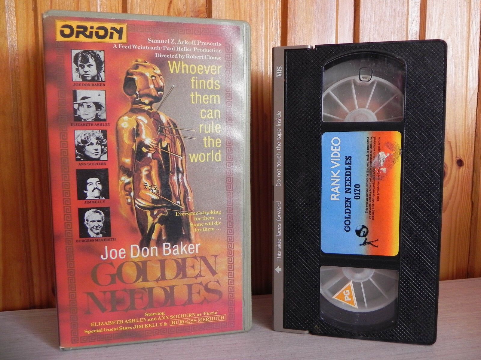 Golden Needles; [Jim Kelly] Battle For Immortality - Action - Pre Cert - Pal VHS-