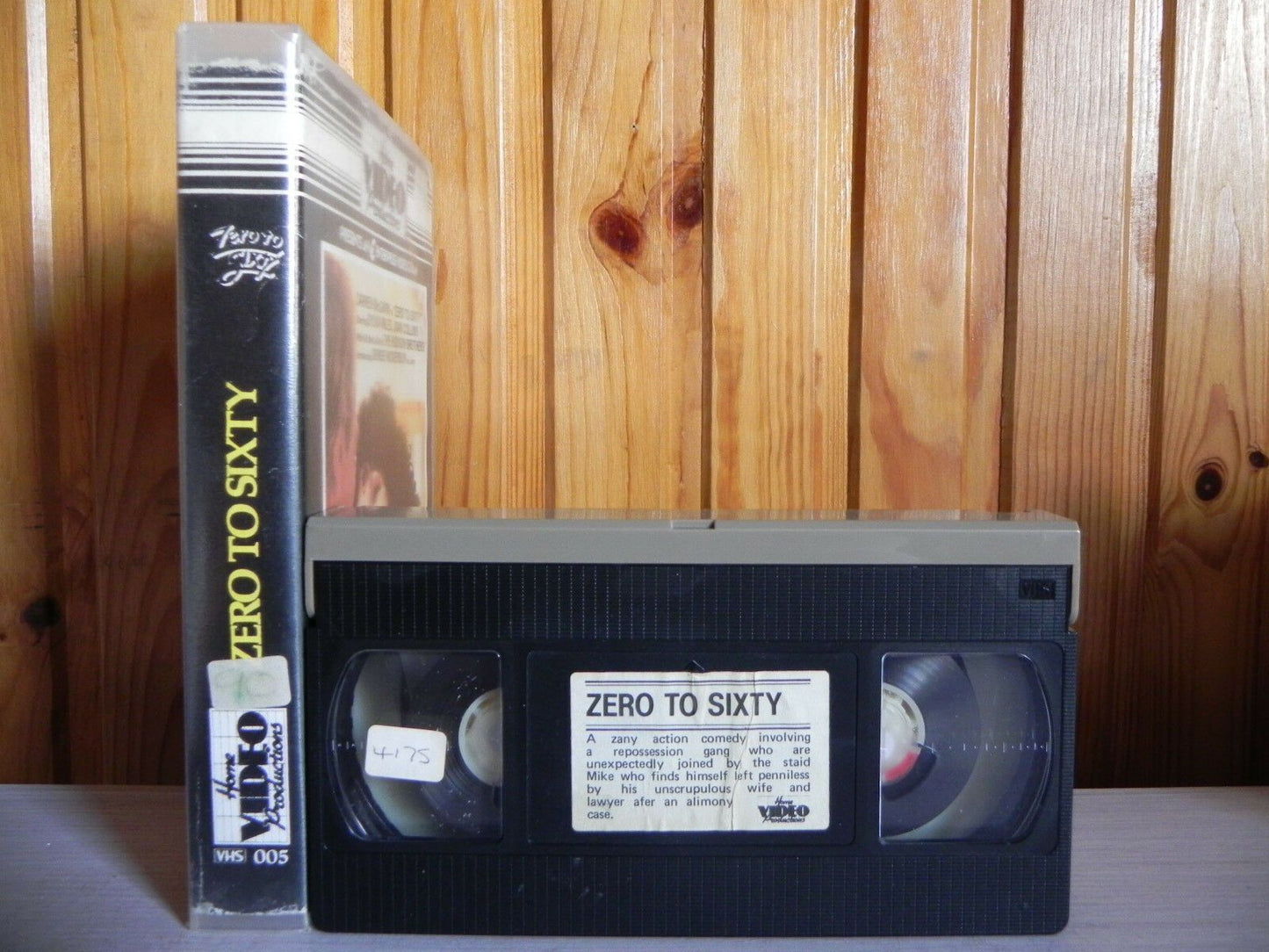 Zero To Sixty - Home Video Productions - Action Comedy - Joan Collins - Pal VHS-