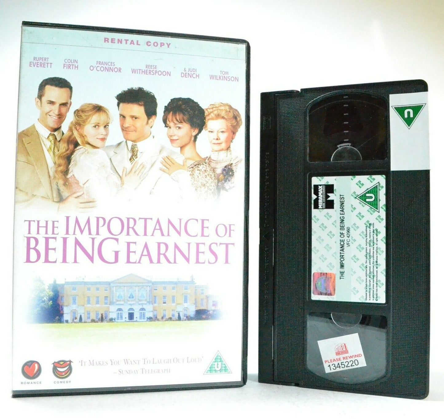The Importance Of Being Earnest: Oscar Wilde - Large Box - C.Firth/J.Dench - VHS-