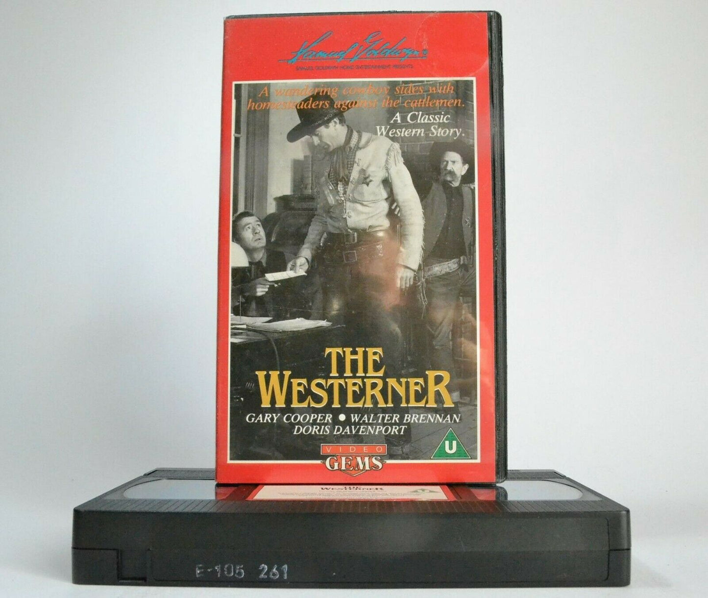 The Westerner (1940); [Video Gems]: Romantic Western - Gary Cooper - Pal VHS-