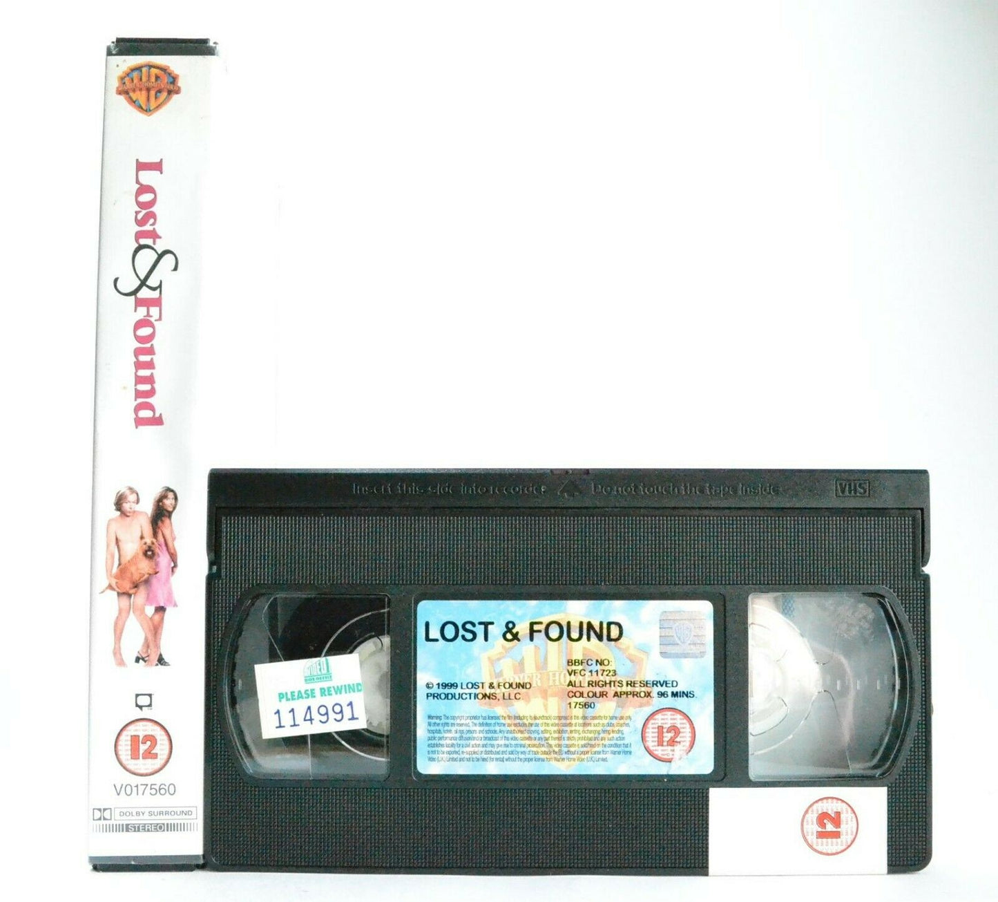 Lost And Found: Romantic Comedy (1999) - Large Box - D.Spade/S.Marceau - Pal VHS-