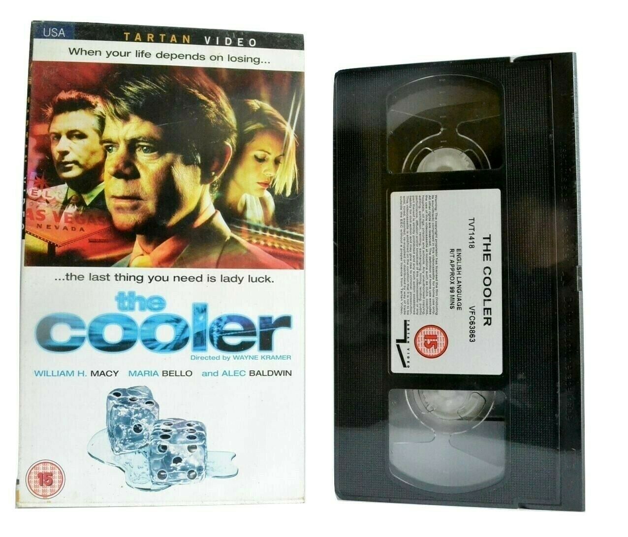 The Cooler (2003): Brand New Sealed - Romantic Drama - William H.Macy - Pal VHS-