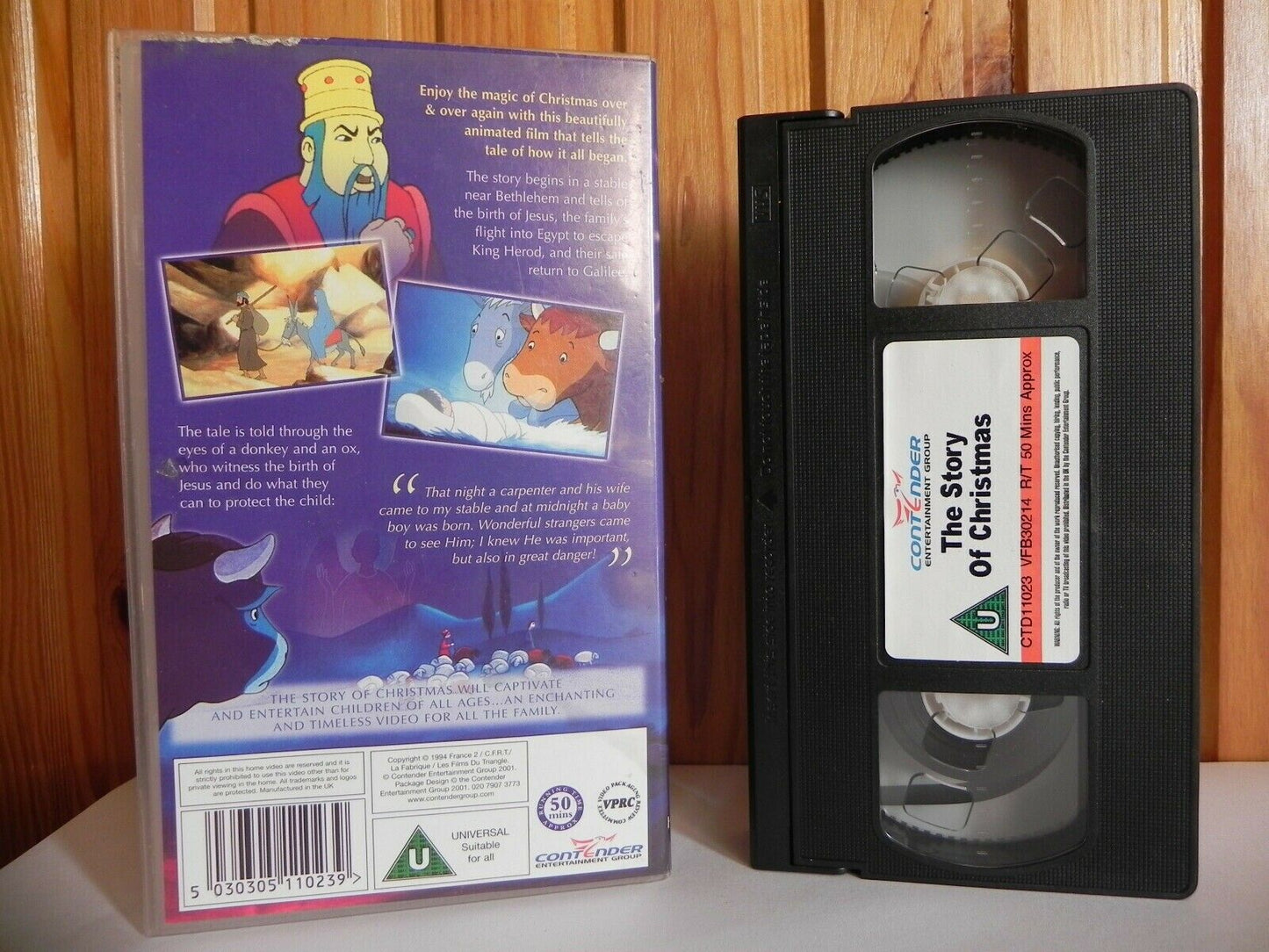 The Story Of Christmas - Animated Magic Story - Digitally Remastred - Pal VHS-