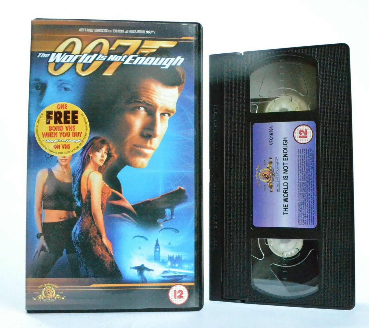 The World Is Not Enough: Peirce Brosnan/James Bond - Action Thriller - Pal VHS-