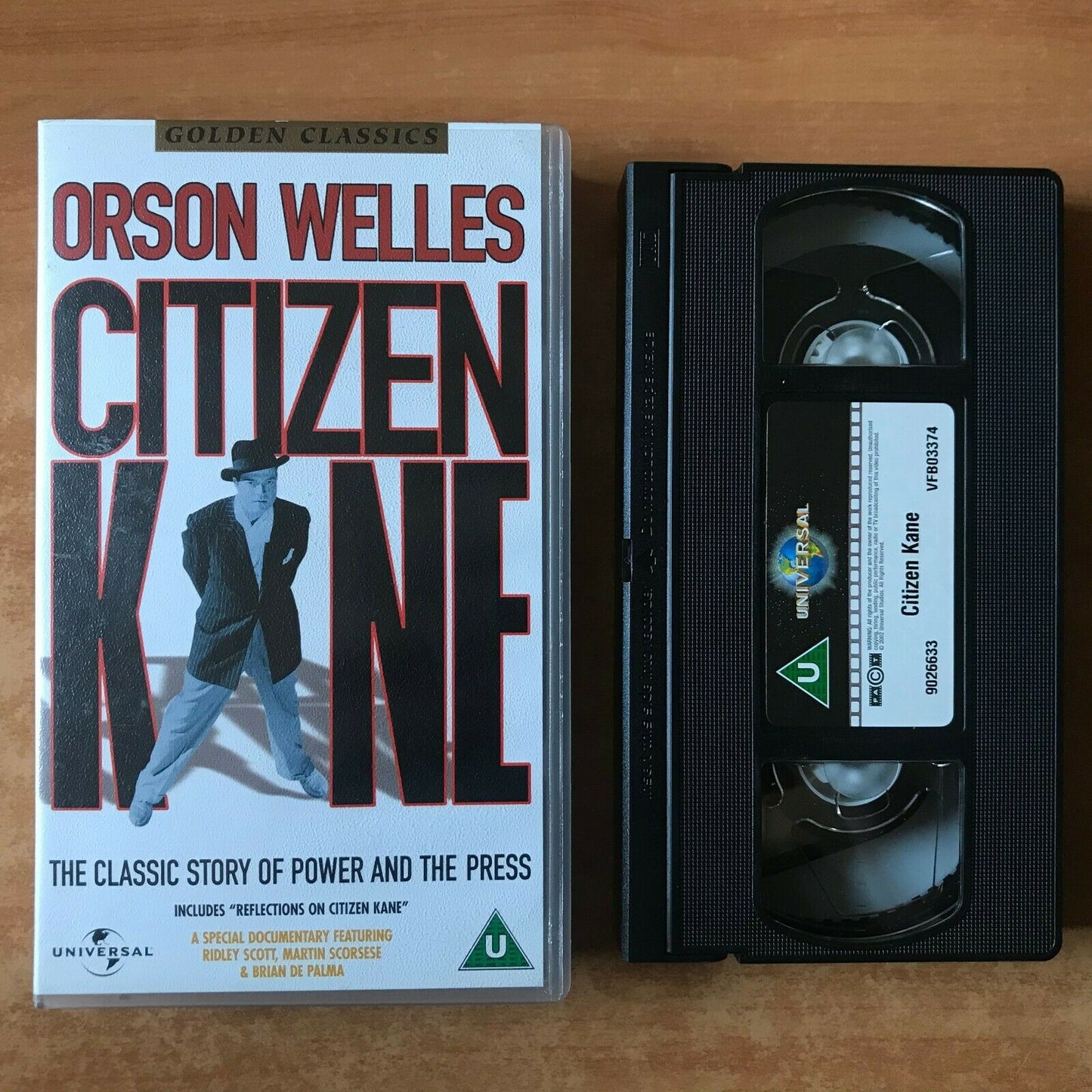 Citizen Kane (1941): Mystery Drama - Orson Welles / Dorothy Comingore - Pal VHS-