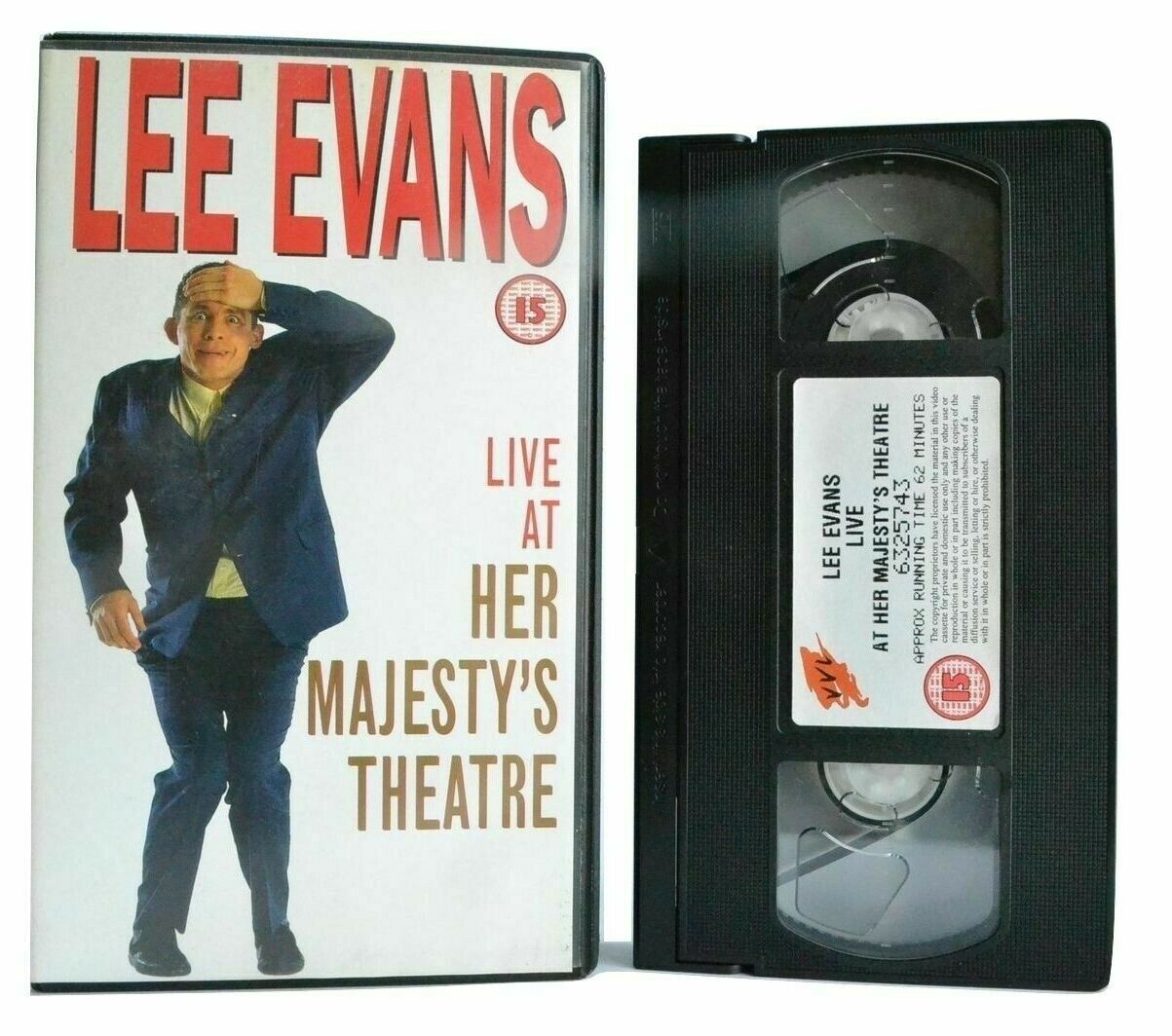 Lee Evans: Live At Her Majesty's Theatre - London - Comedy Performer - Pal VHS-