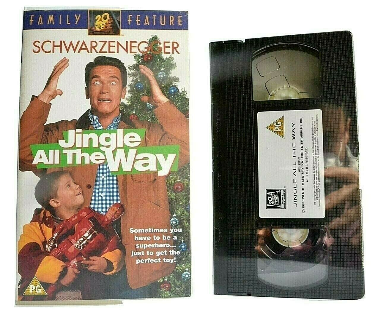 Jingle All The Way -<Brand New Sealed>- Comedy - Arnold Schwarzenegger - VHS-