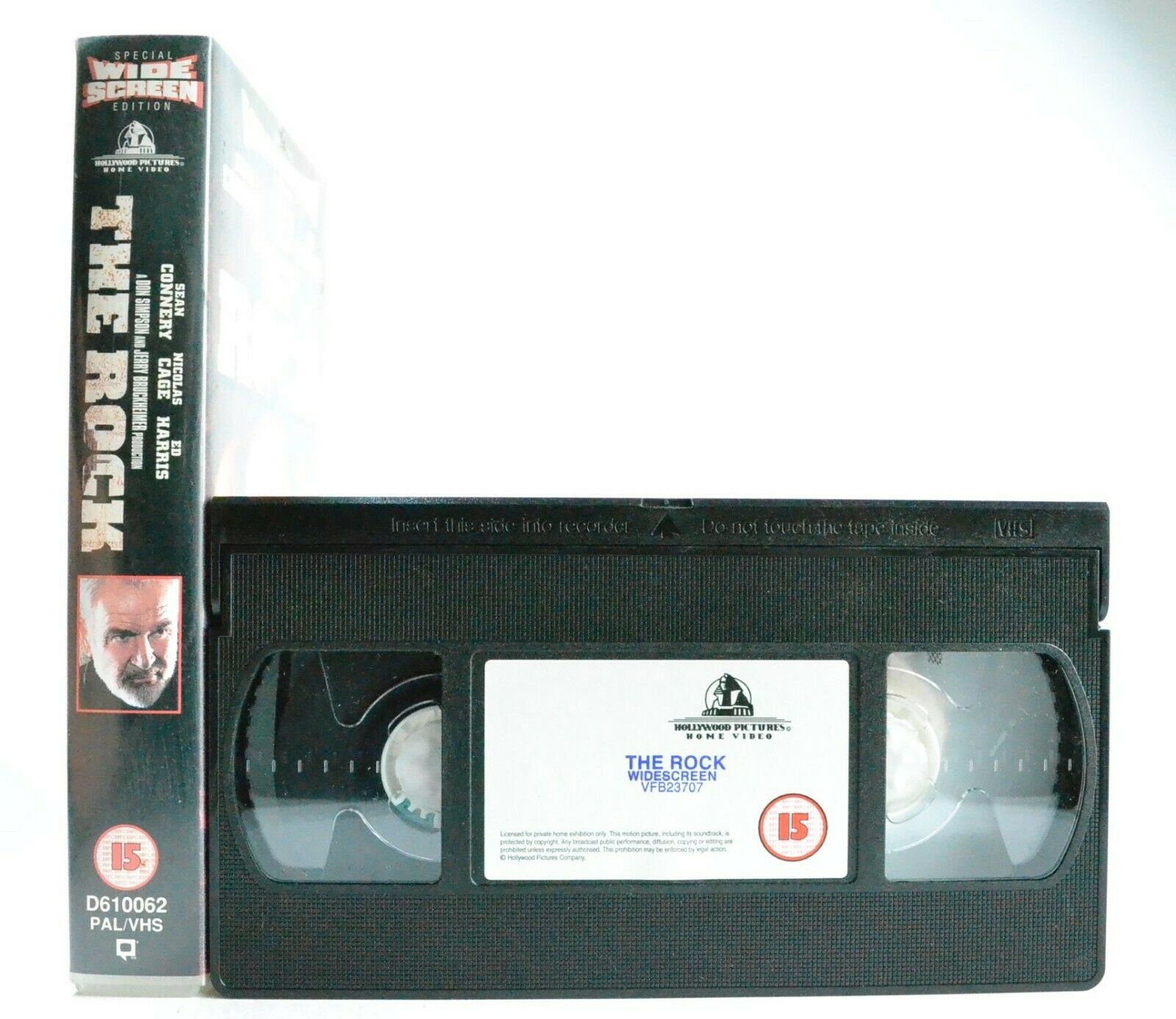 The Rock: Film By M.Bay (1996) - Action - Widescreen - Sean Connery Movie - VHS-