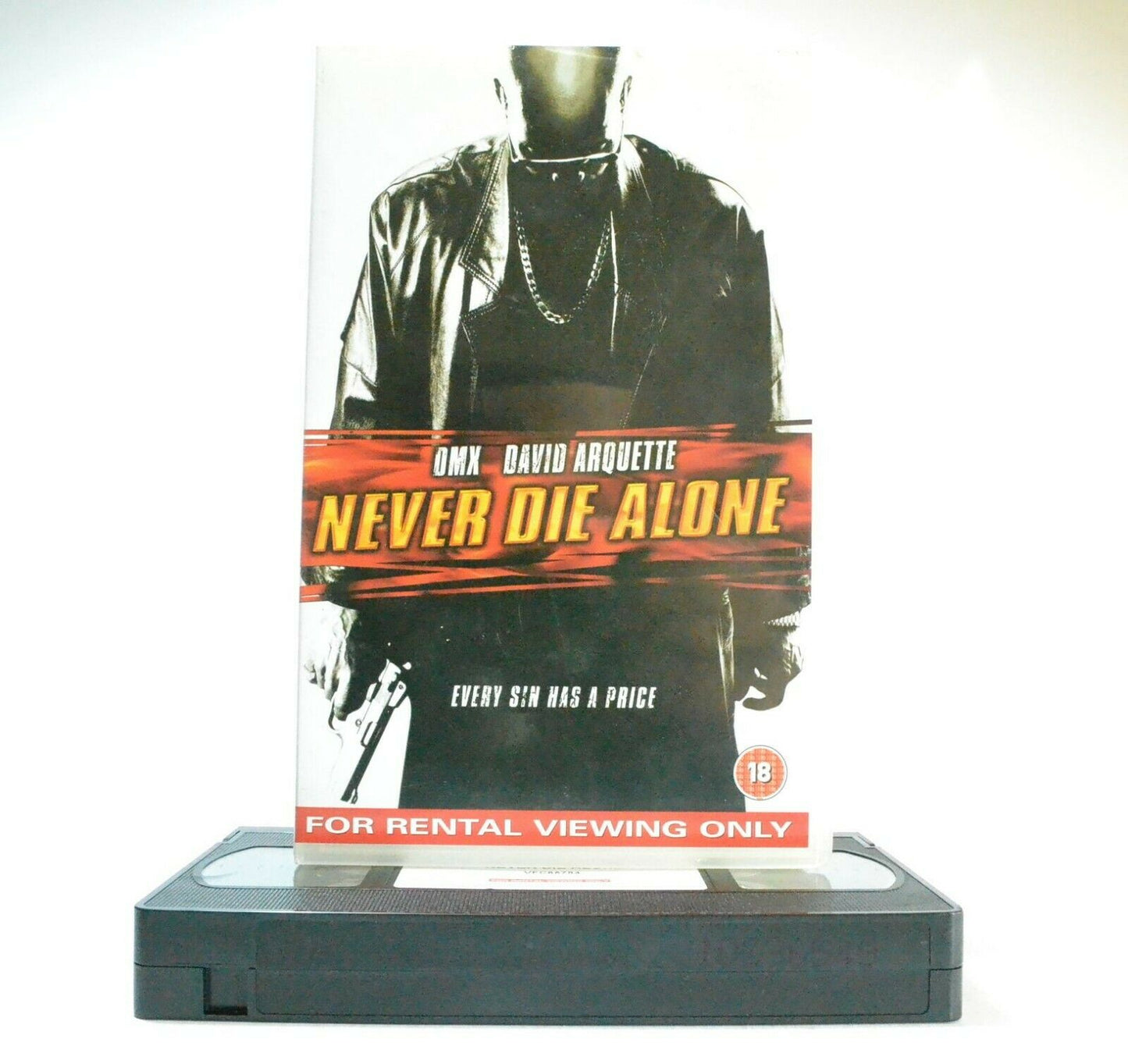 Never Die Alone. DMX Action - Ruthless Gangsters - Large Box - Ex-Rental - VHS-