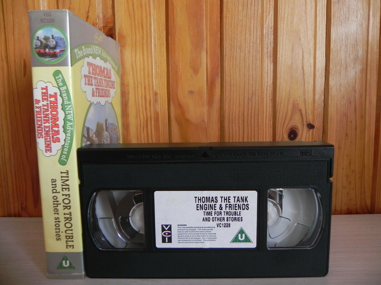 Thomas The Tank Engine & Friends - Time For Trouble - Michael Angelis - Pal Vhs-